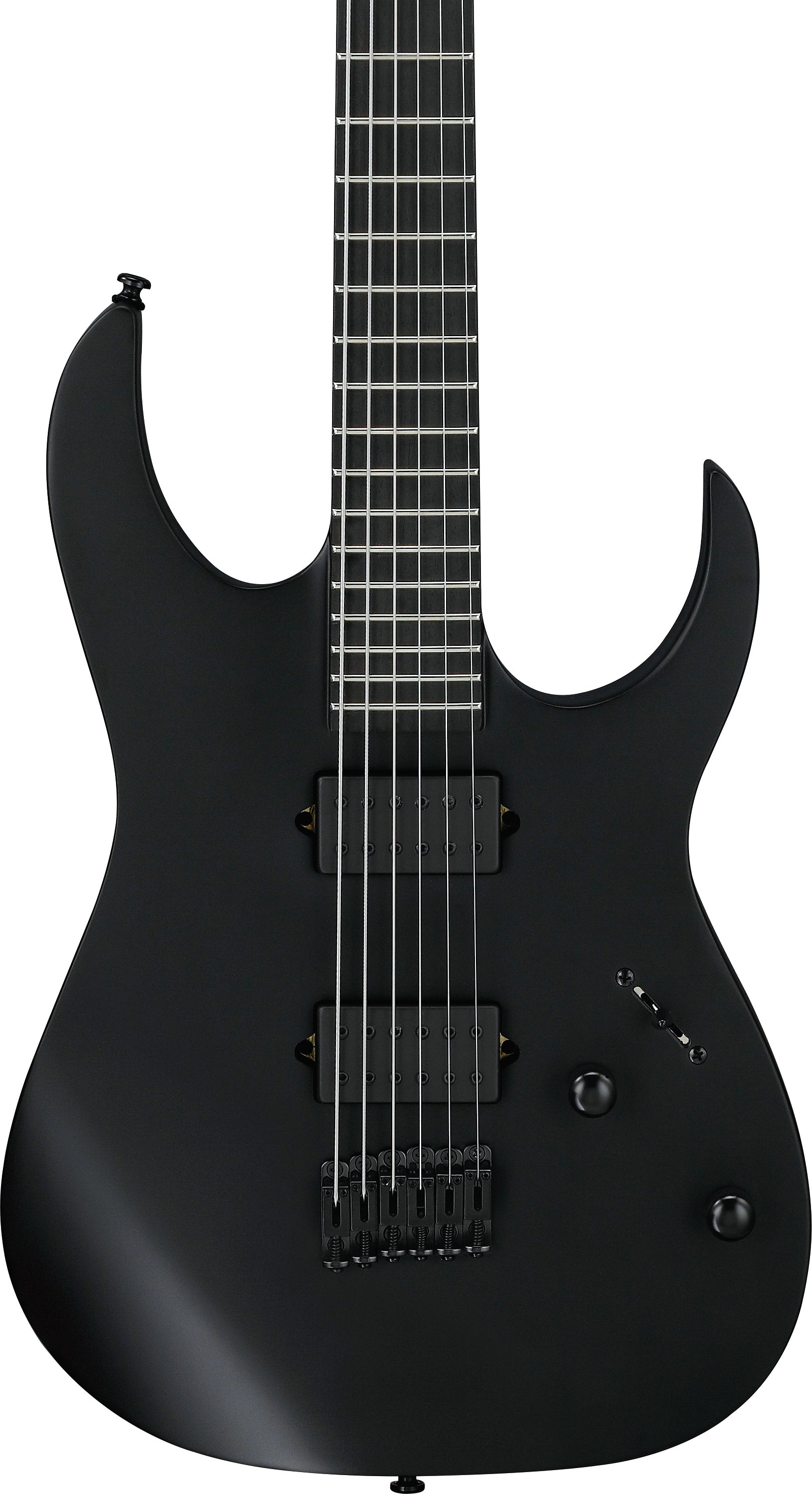 Ibanez Electric Guitar - RG Iron Label 6str Electric Guitar - Black Flat - RGRTBB21BKF
