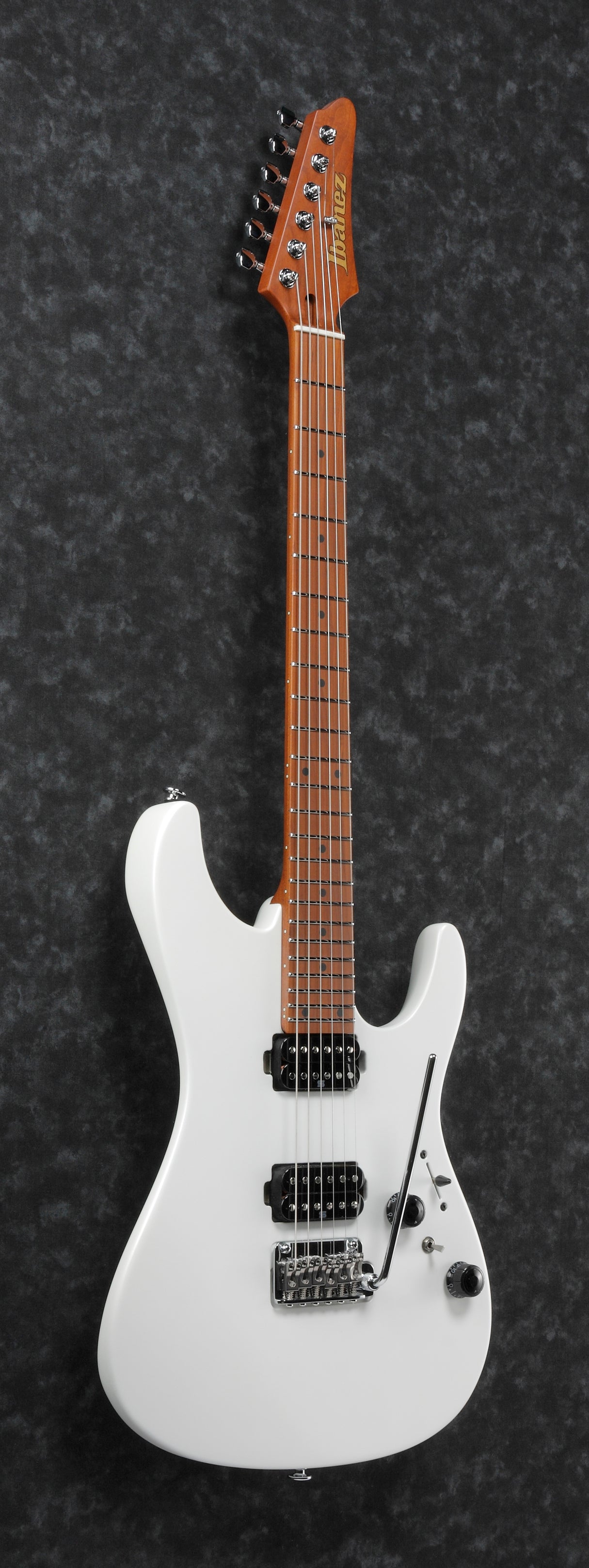 Ibanez Electric Guitar - AZ Prestige 6str Electric Guitar w/Case - Pearl White Flat - AZ2402PWF