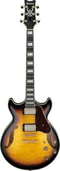 Ibanez Electric Guitar - AM Artcore Expressionist 6str Electric Guitar - Antique Yellow Sunburst - AM93QMAYS