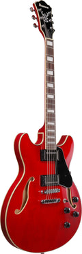 Ibanez Electric Guitar - AS Artcore 6str Electric Guitar  - Transparent Cherry Red - AS73TCD