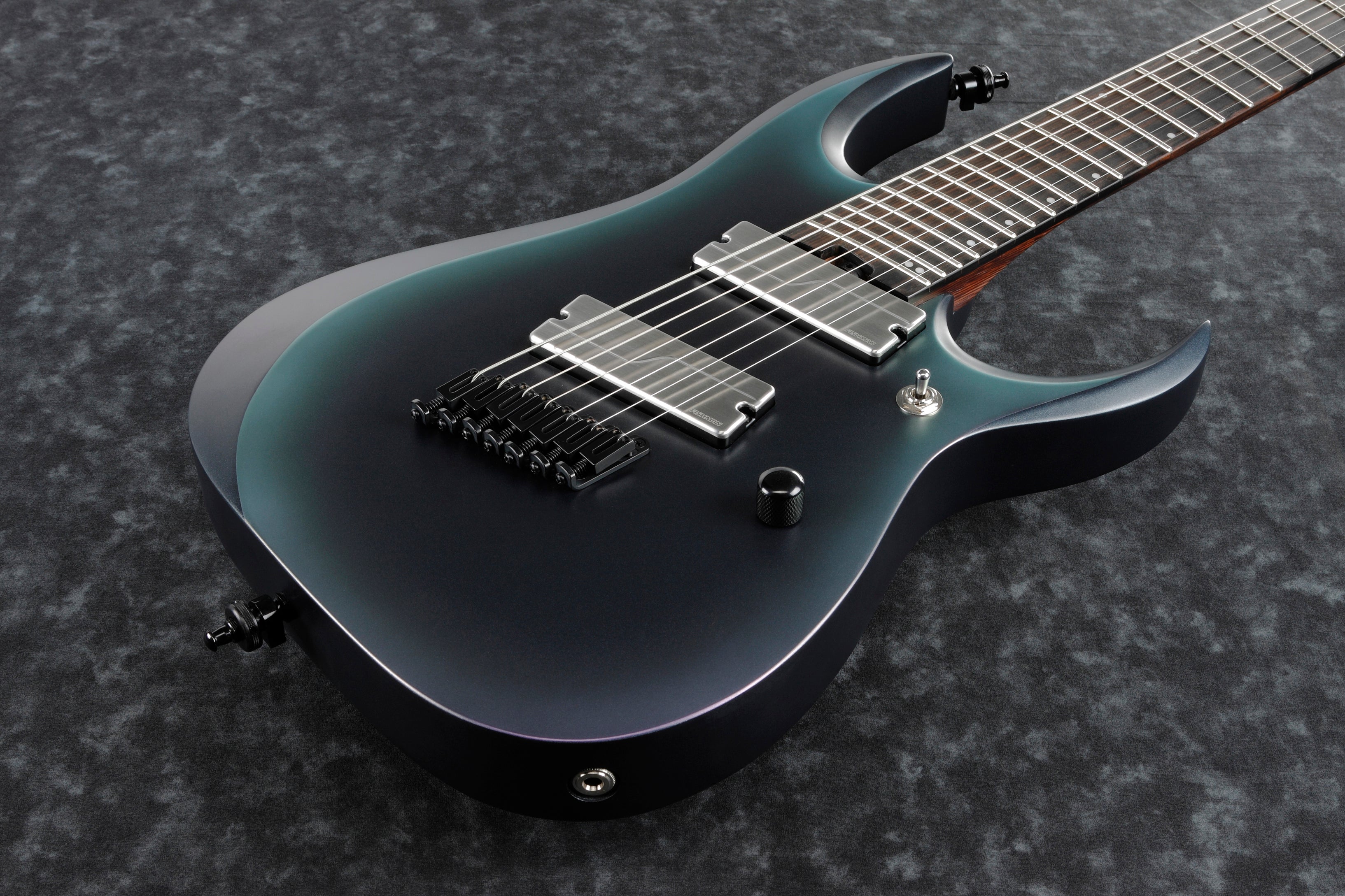 Ibanez Electric Guitar - RGD Axe Design Lab Multi Scale 7str Electric Guitar - Black Aurora Burst Matte - RGD71ALMSBAM
