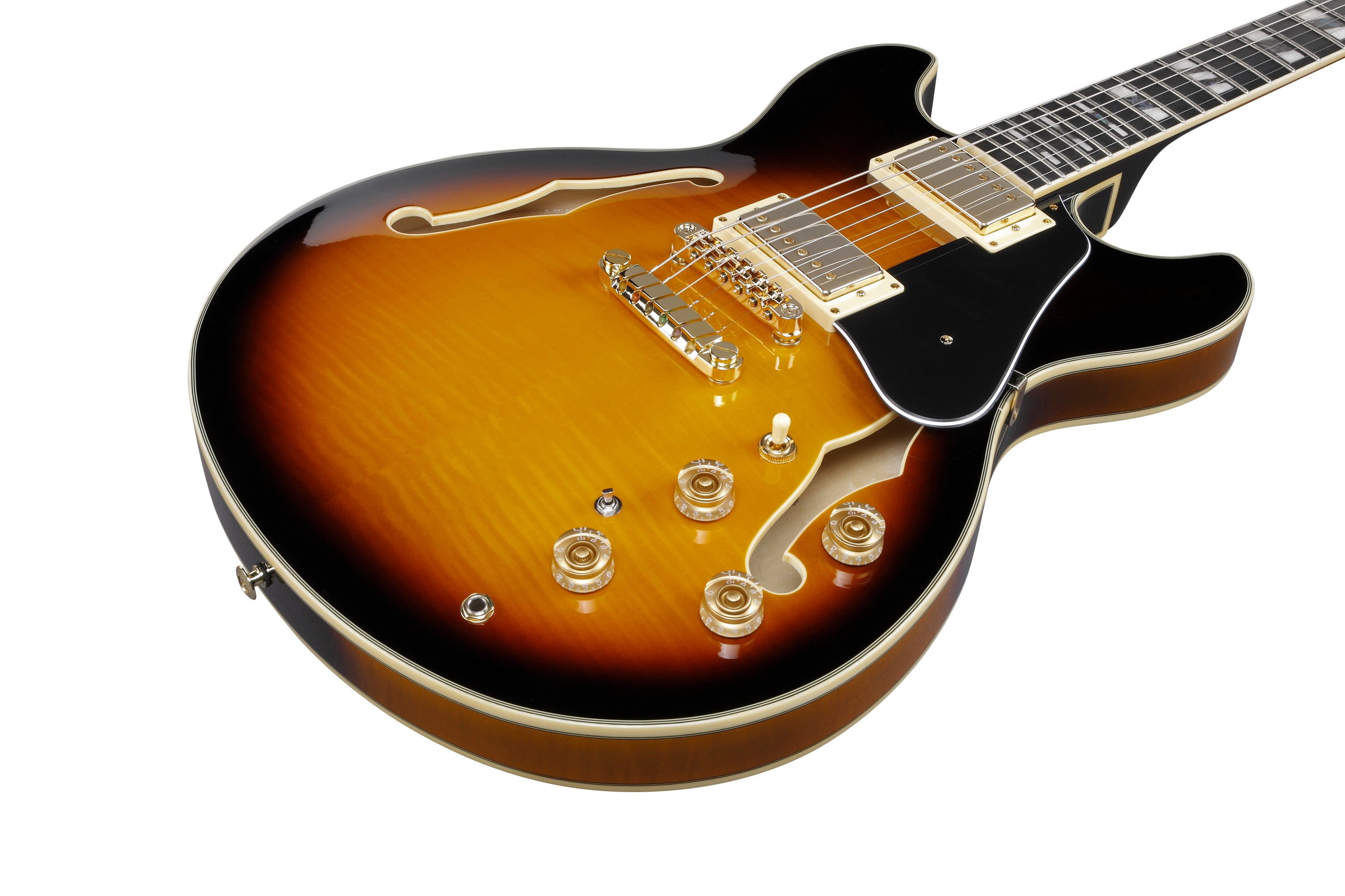 Ibanez Electric Guitar - John Scofield Signature  6str Electric Guitar w/Case - Vintage Yellow Sunburst - JSM10VYS