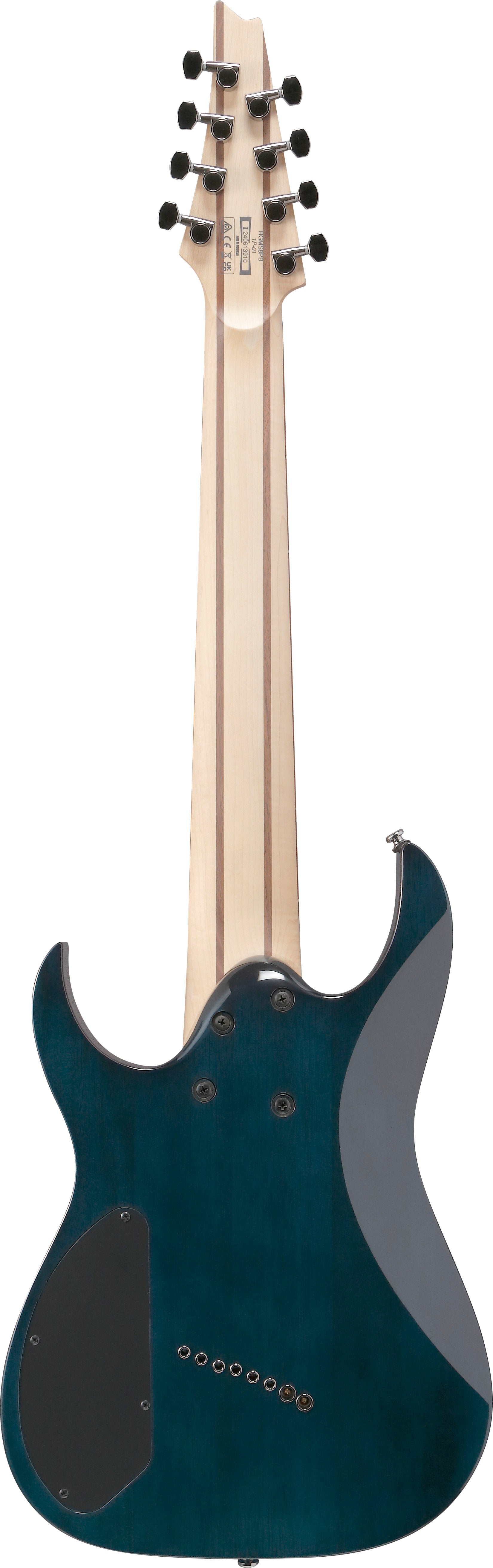 Ibanez Electric Guitar - RG Multi Scale 8str Electric Guitar - Cosmic Blue Starburst - RGMS8PBCBS