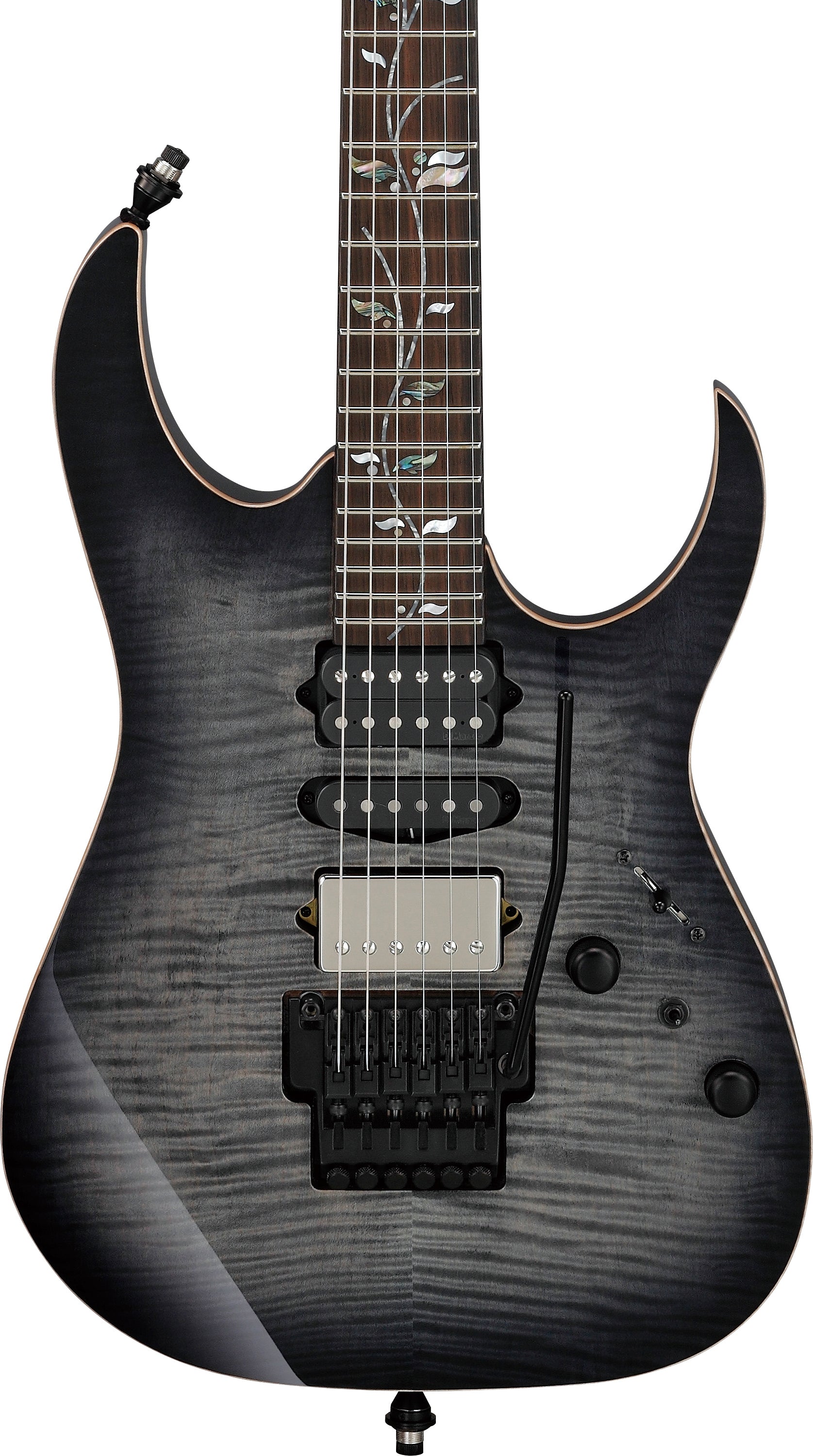 Ibanez Electric Guitar - RG j.custom Axe Desing Lab 6str Electric Guitar w/Case - Black Rutile - RG8870BRE
