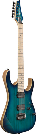 Ibanez Electric Guitar - RG Prestige 6str Electric Guitar w/Case - Nebula Green Burst - RG652AHMFXNGB