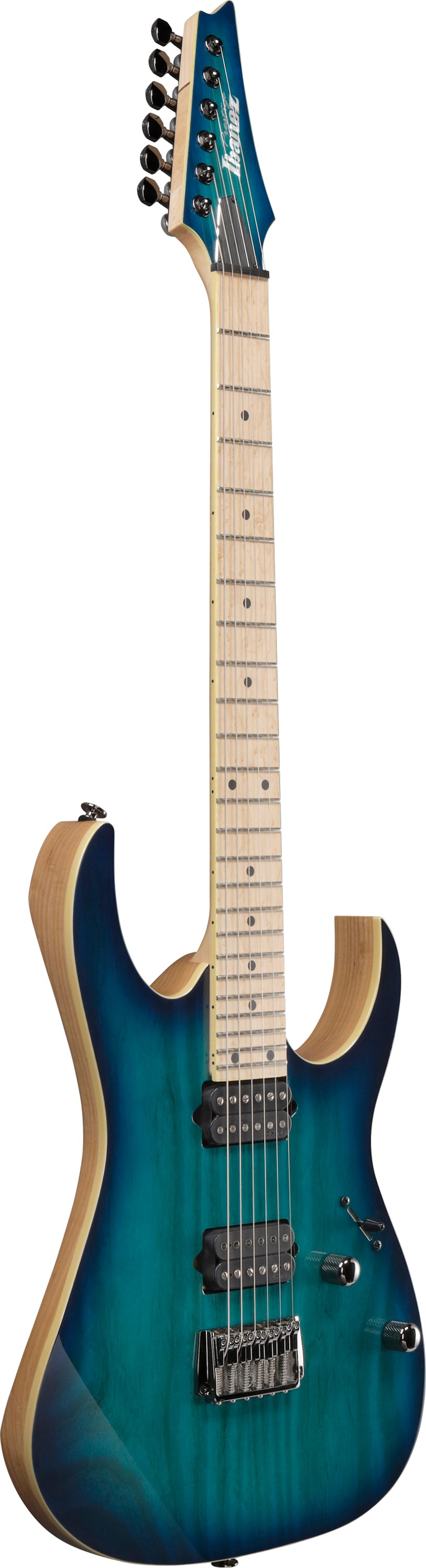 Ibanez Electric Guitar - RG Prestige 6str Electric Guitar w/Case - Nebula Green Burst - RG652AHMFXNGB