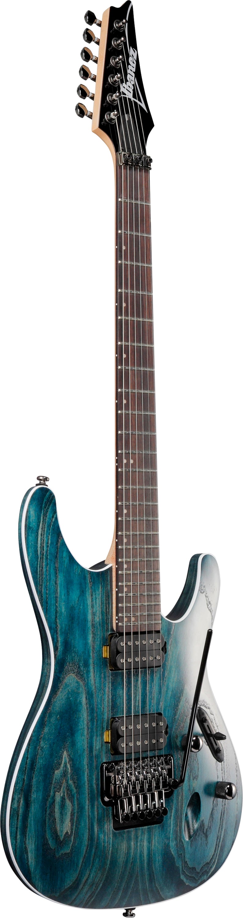 Ibanez Electric Guitar - S Standard 6str Electric Guitar  - Cosmic Blue Stained Flat - S520AHOBF
