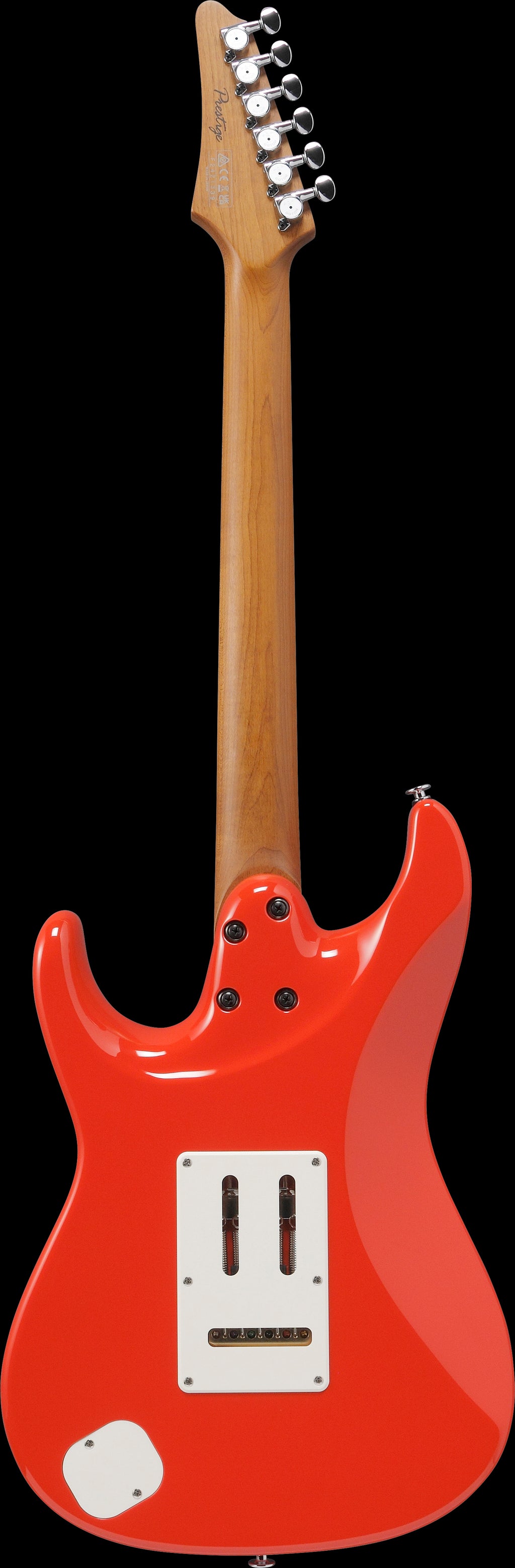 Ibanez Electric Guitar - AZ Prestige 6str Electric Guitar w/Case - Vermillion Red - AZ2204NWVR