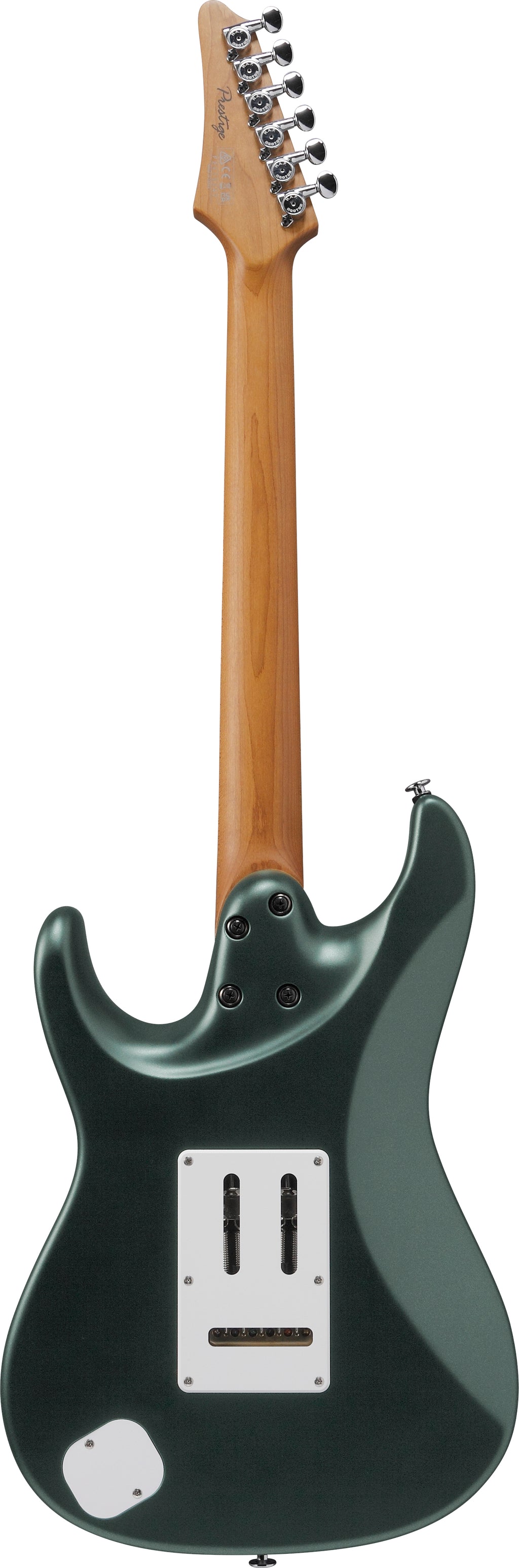 Ibanez Electric Guitar - AZ Prestige 6str Electric Guitar w/Case - Ivy Green Metallic Flat - AZ2204NVGF