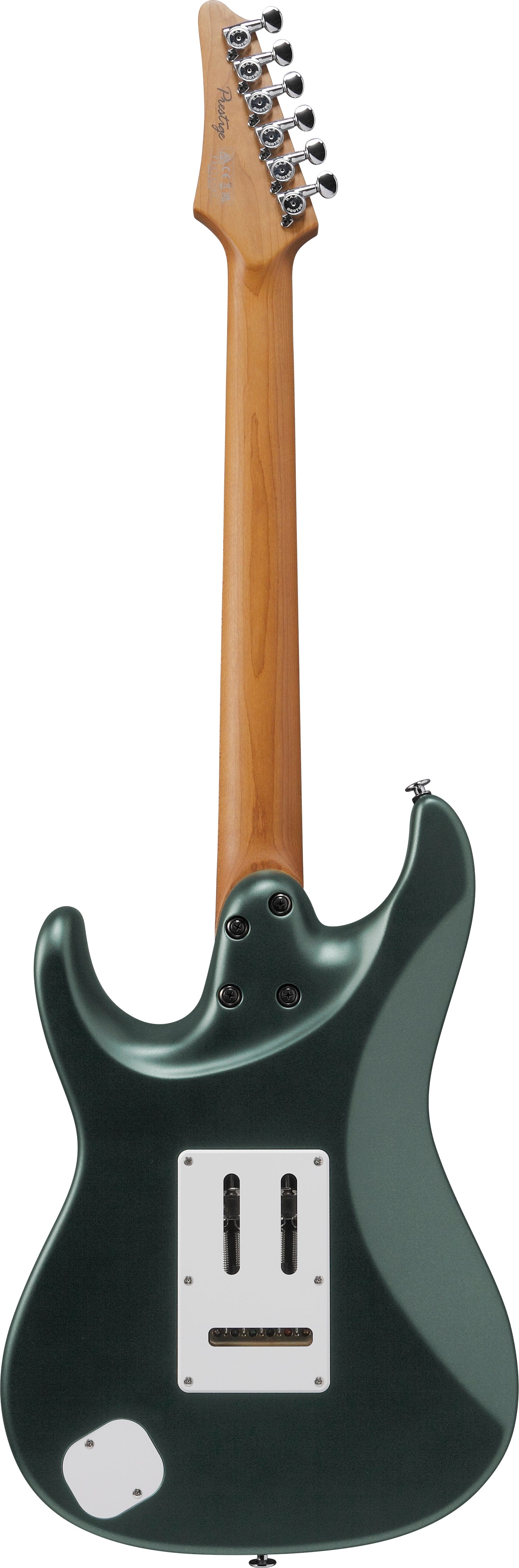 Ibanez Electric Guitar - AZ Prestige 6str Electric Guitar w/Case - Ivy Green Metallic Flat - AZ2204NVGF
