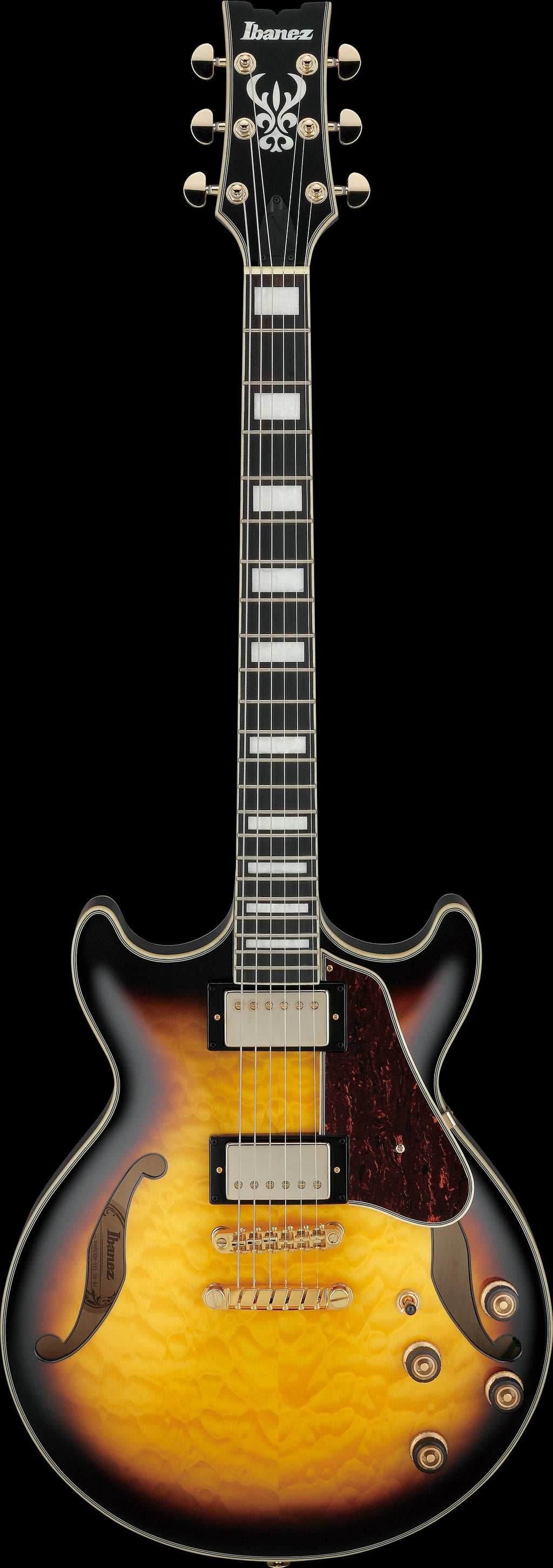 Ibanez Electric Guitar - AM Artcore Expressionist 6str Electric Guitar - Antique Yellow Sunburst - AM93QMAYS