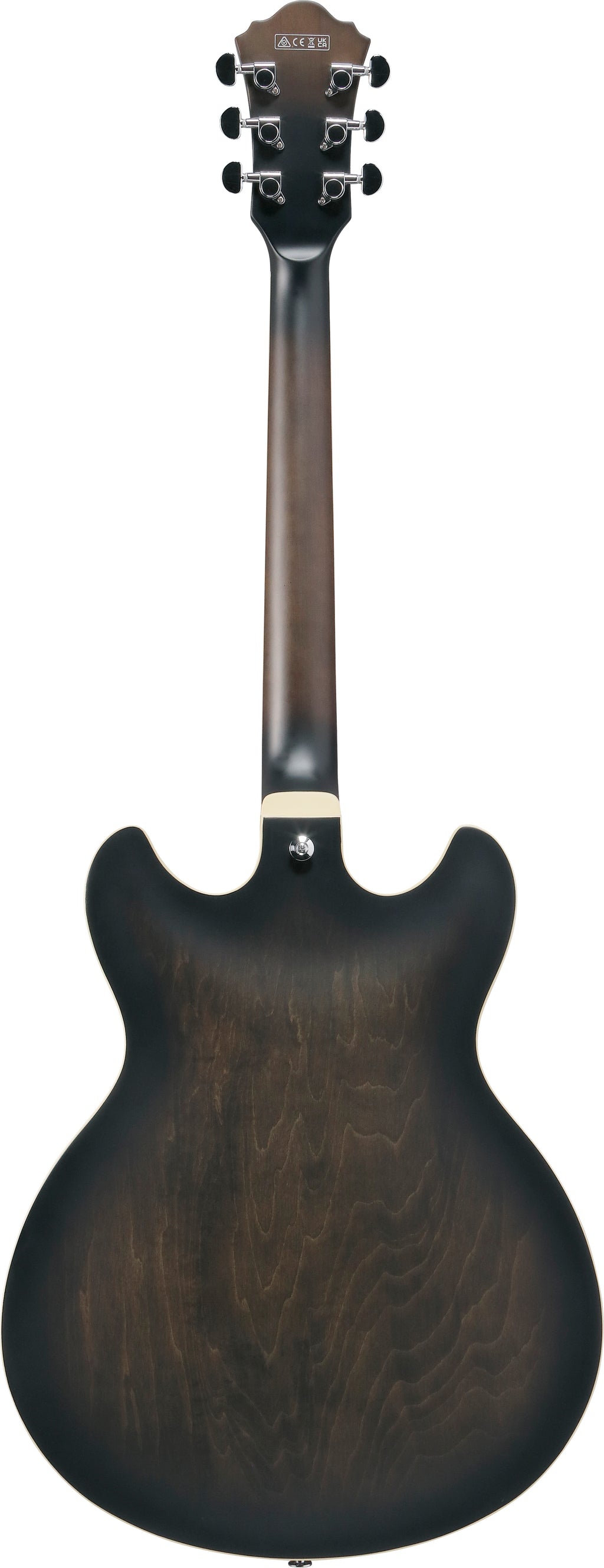 Ibanez Electric Guitar - AS Artcore 6str Electric Guitar  - Transparent Black Flat - AS53TKF