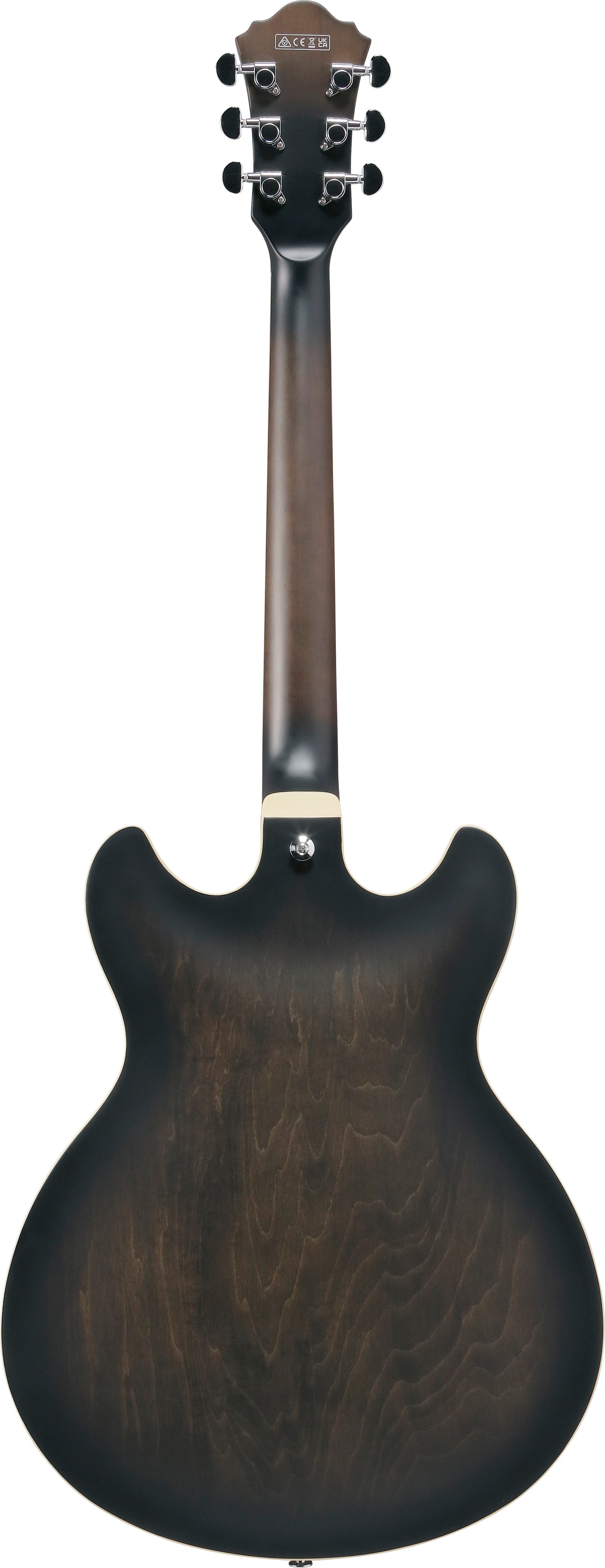 Ibanez Electric Guitar - AS Artcore 6str Electric Guitar  - Transparent Black Flat - AS53TKF