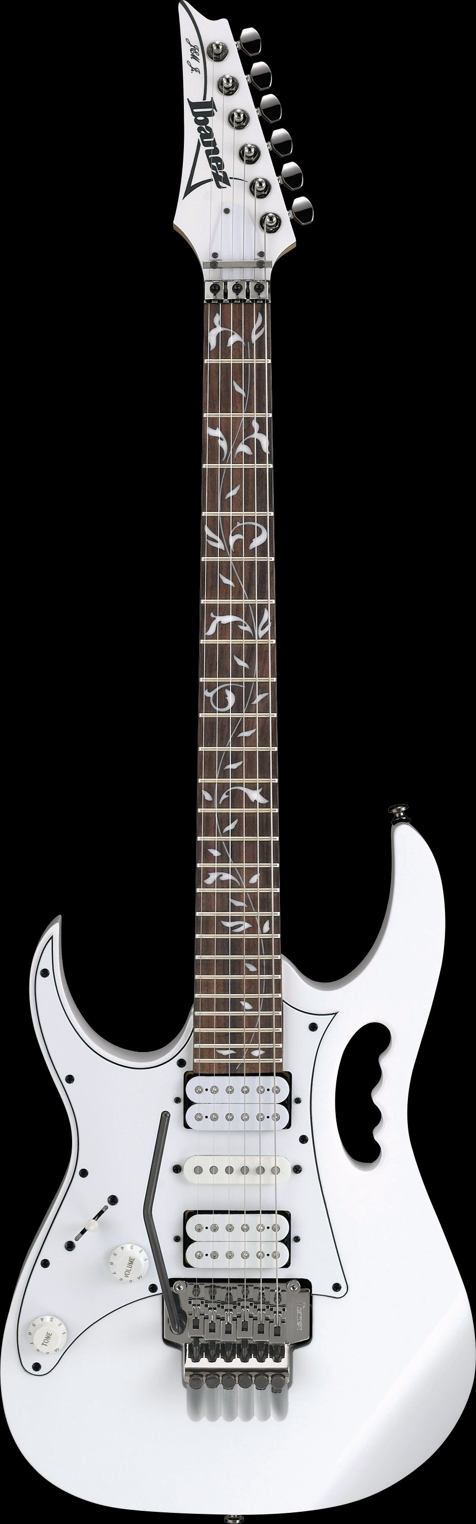 Ibanez Electric Guitar - Steve Vai Signature 6str Electric Guitar - Left Handed - White - JEMJRLWH