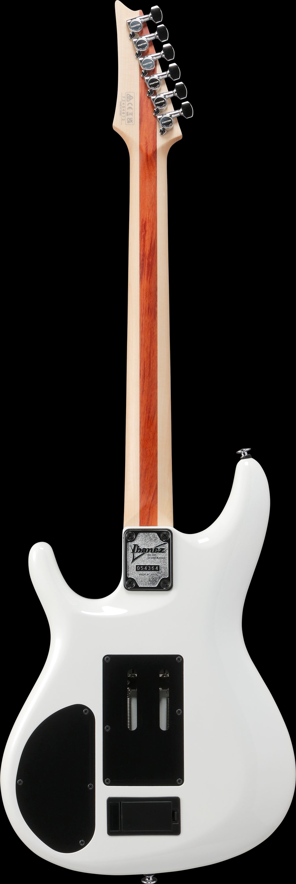 Ibanez Electric Guitar - Joe Satriani Signature 6str Electric Guitar w/Case - White - JS2480WH