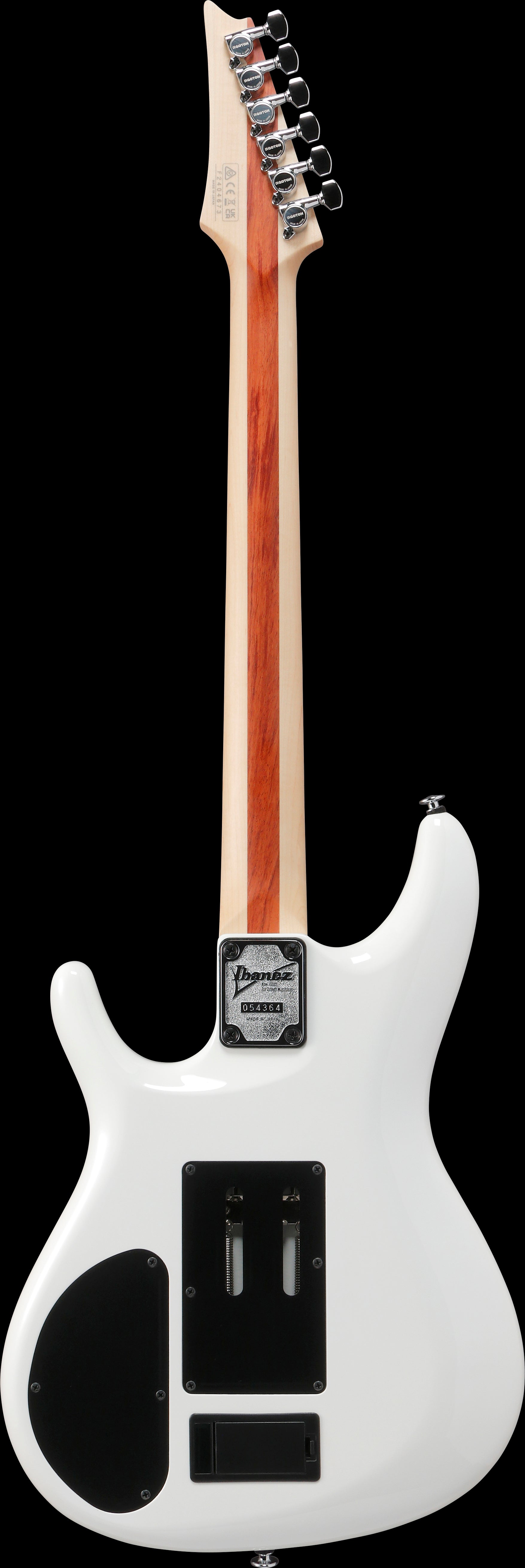 Ibanez Electric Guitar - Joe Satriani Signature 6str Electric Guitar w/Case - White - JS2480WH