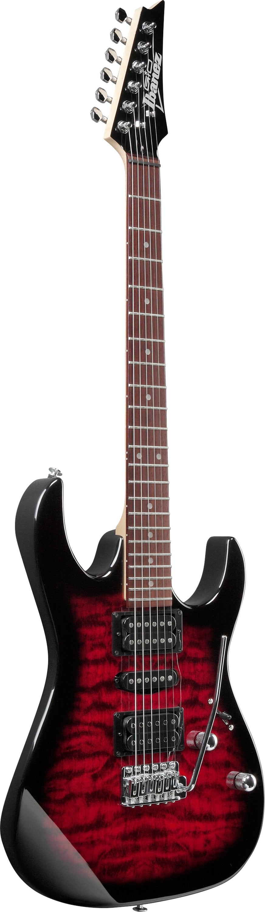 Ibanez Electric Guitar - GIO RX 6str Electric Guitar - Transparent Red Burst - GRX70QATRB