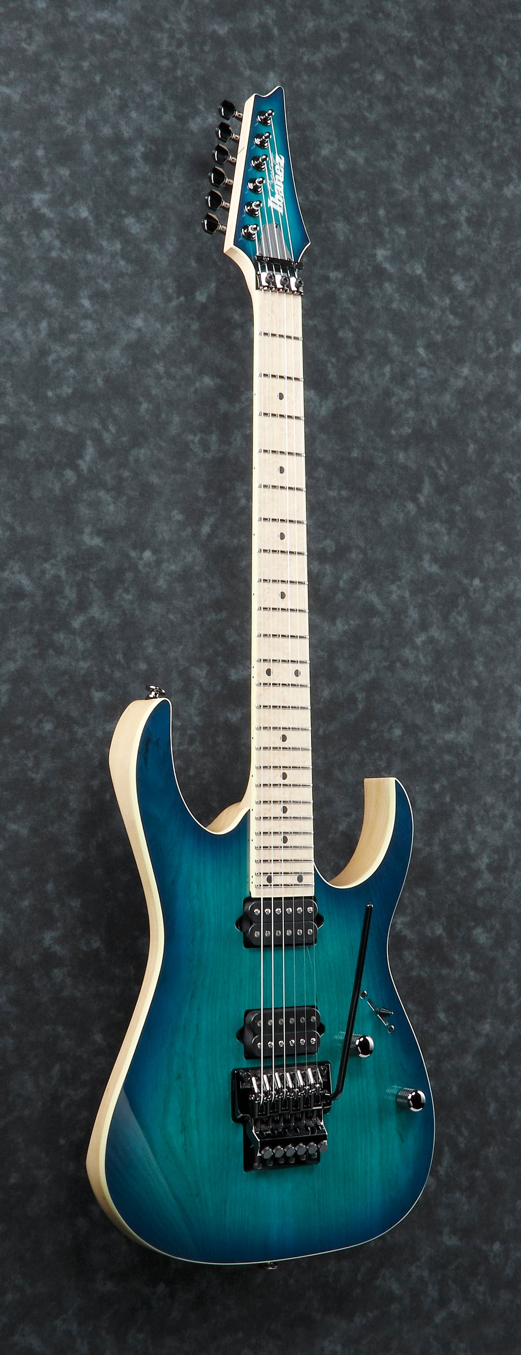 Ibanez Electric Guitar - RG Prestige 6str Electric Guitar w/Case - Nebula Green Burst - RG652AHMNGB