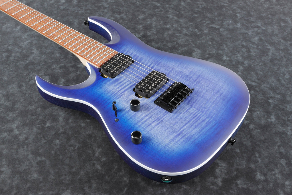 Ibanez Electric Guitar - RGA Standard 6str Electric Guitar - Blue Lagoon Burst Flat - RGA42FMLBLF