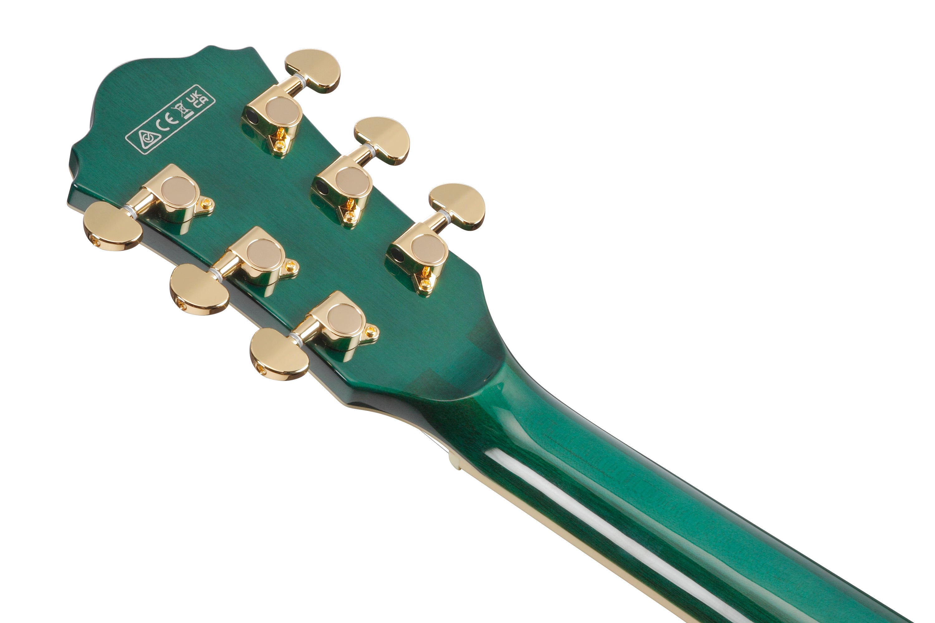 Ibanez Electric Guitar - AS Artcore Expressionist 6str Electric Guitar - Transparent Moss Green - AS93FMTMG