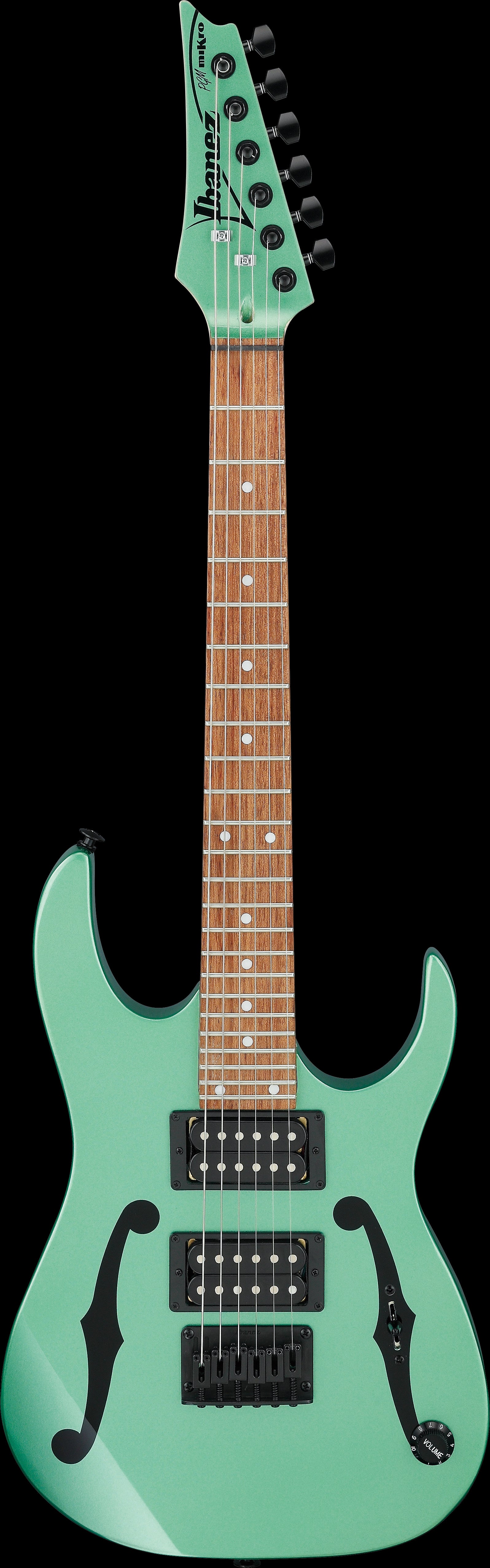 Ibanez Electric Guitar - Paul Gilbert Signature 6str Electric Guitar (22.2" scale) - Metallic Light Green - PGMM21MGN