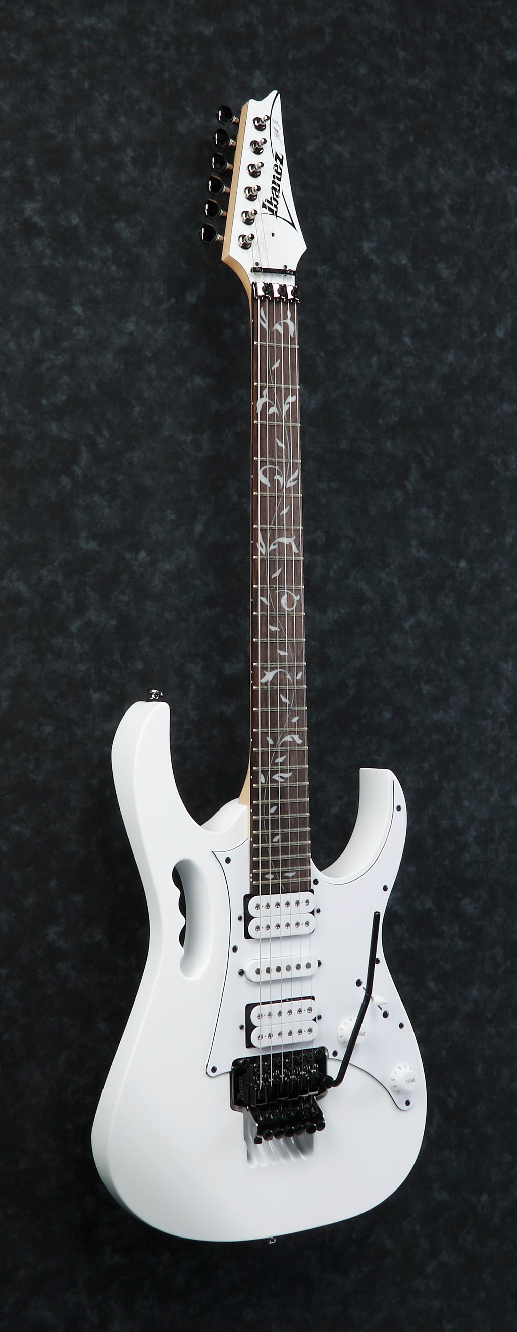 Ibanez Electric Guitar - Steve Vai Signature 6str Electric Guitar - White - JEMJRWH
