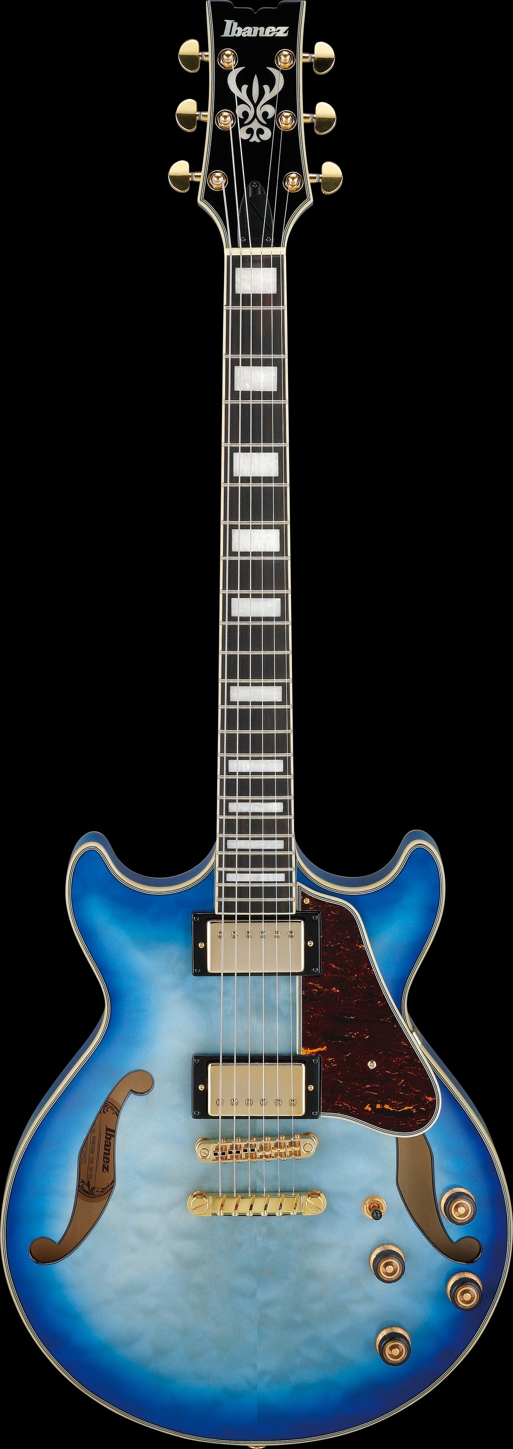 Ibanez Electric Guitar - AM Artcore Expressionist 6str Electric Guitar - Jet Blue Burst - AM93QMJBB