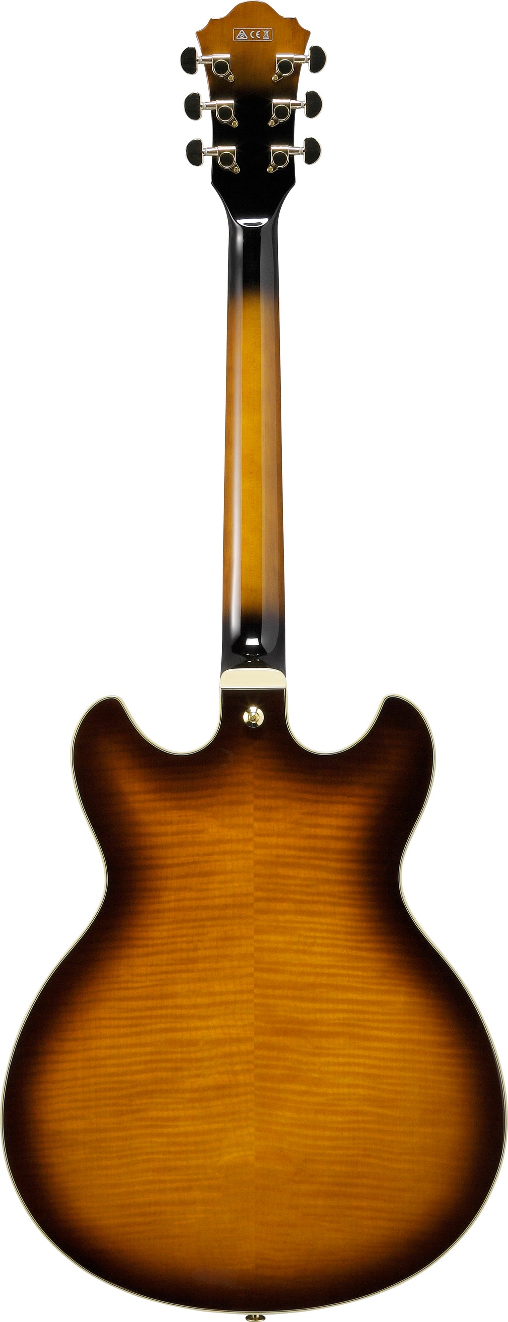 Ibanez Electric Guitar - AS Artcore Expressionist 6str Electric Guitar Left Handed - Violin Sunburst - AS93FMLVLS