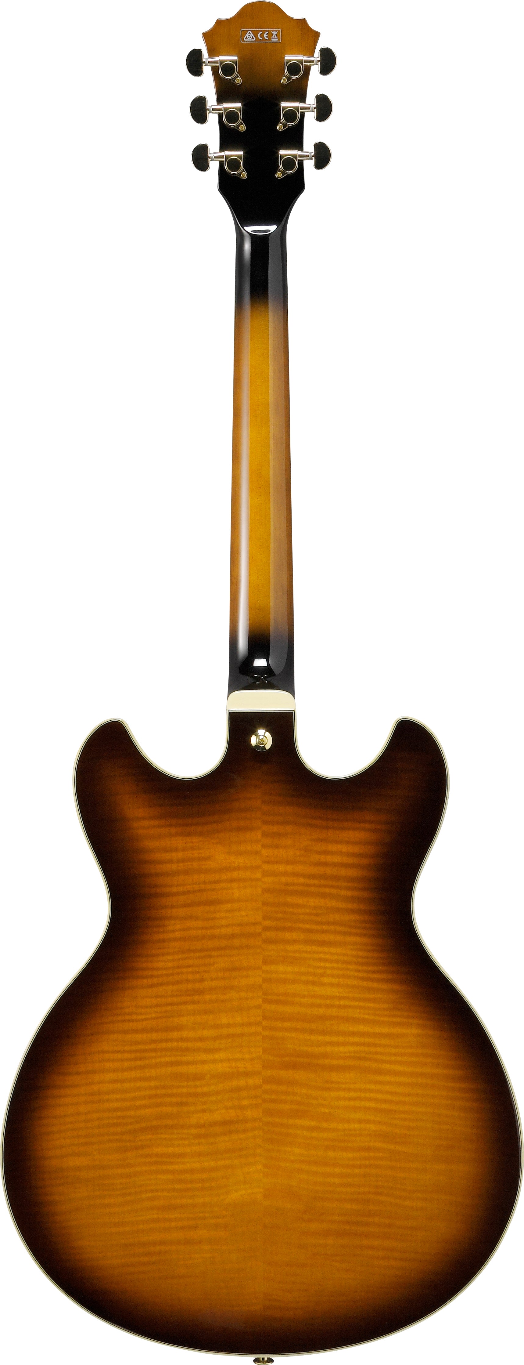 Ibanez Electric Guitar - AS Artcore Expressionist 6str Electric Guitar Left Handed - Violin Sunburst - AS93FMLVLS