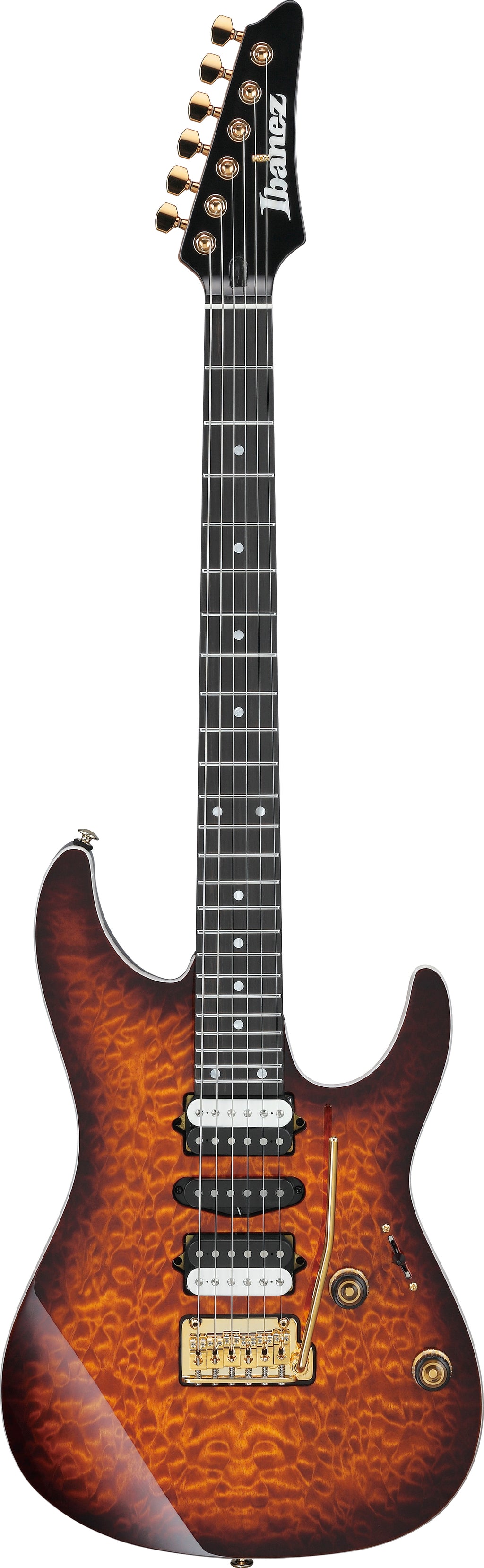 Ibanez Electric Guitar - AZ Premium 6str Electric Guitar - Dragon Eye Burst - AZ47P1QMDEB