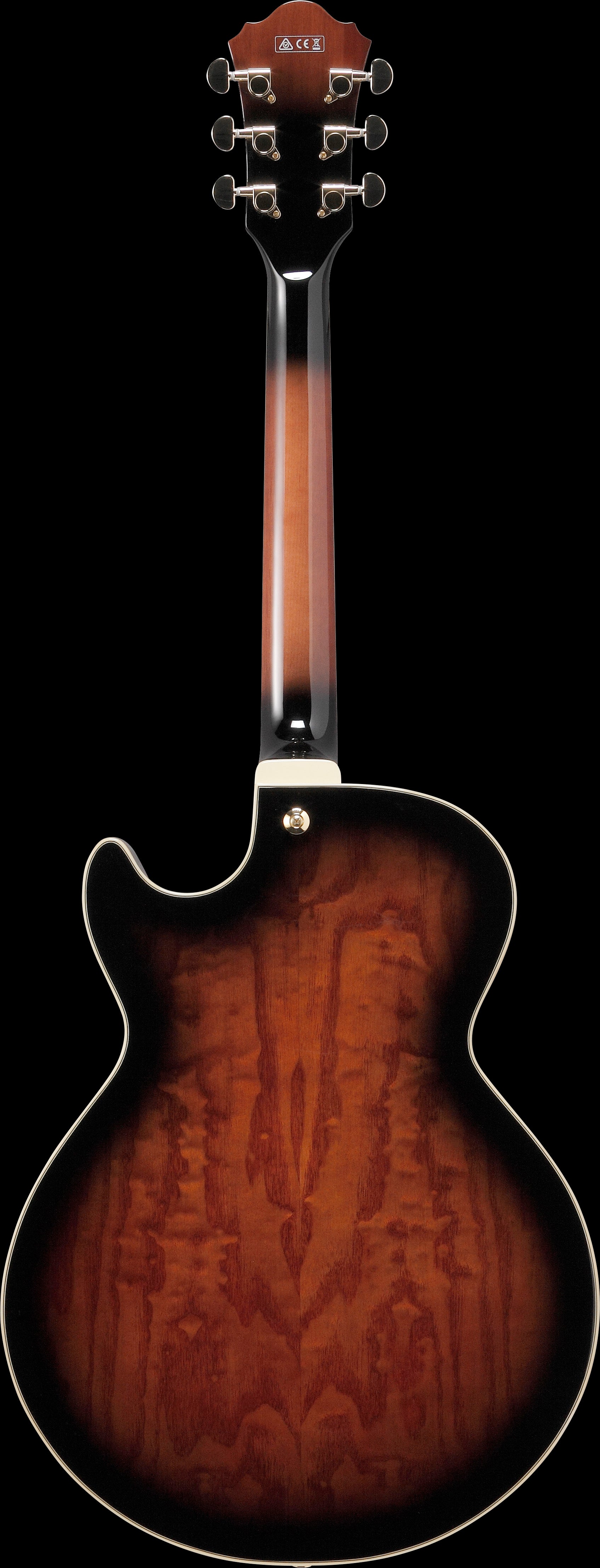 Ibanez Electric Guitar - AG Artcore Expressionist 6str Electric Guitar - Dark Brown Sunburst - AG95QADBS