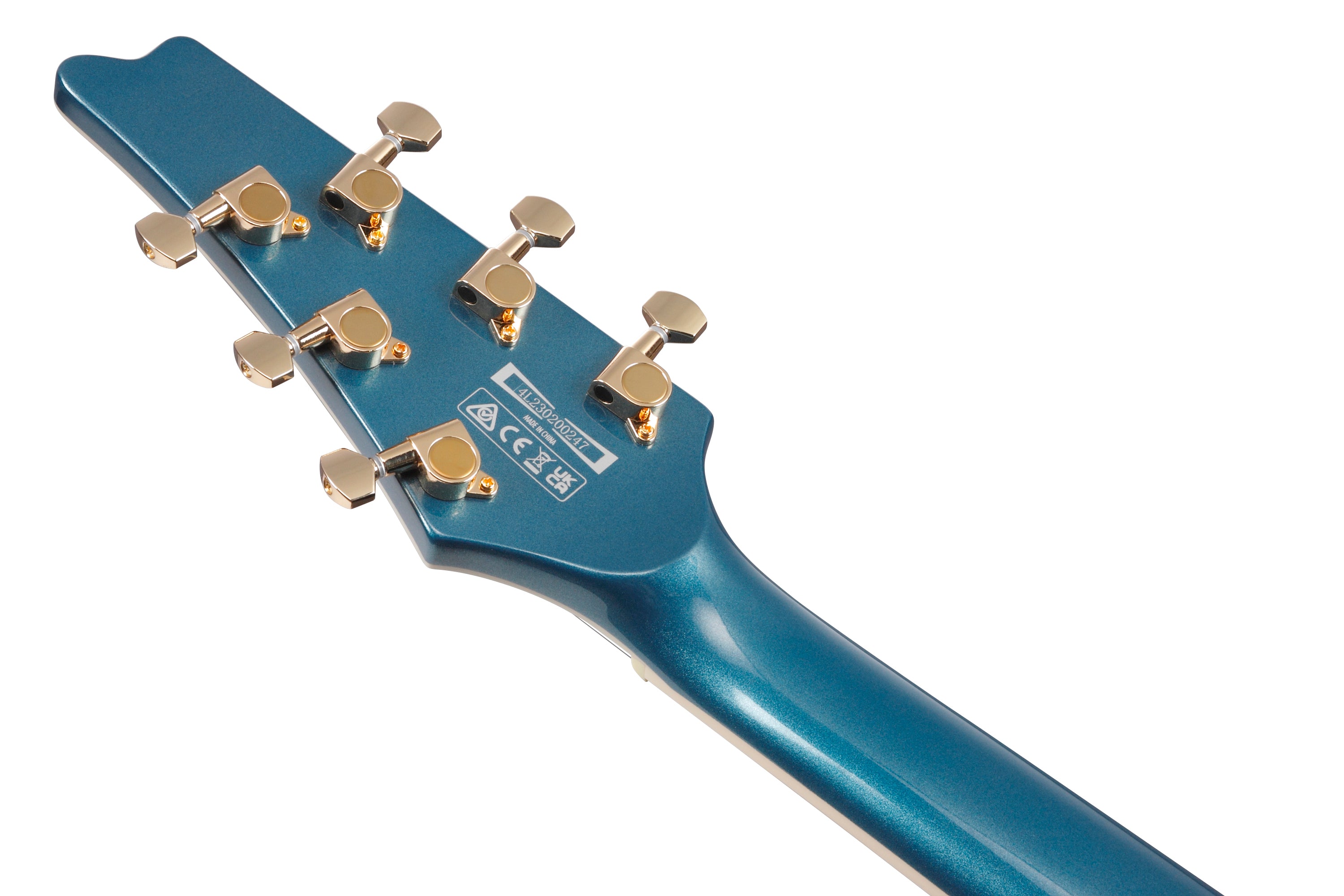 Ibanez Electric Guitar - Iceman 6str Electric Guitar w/Bag - Antique Blue Metallic - IC420ABM