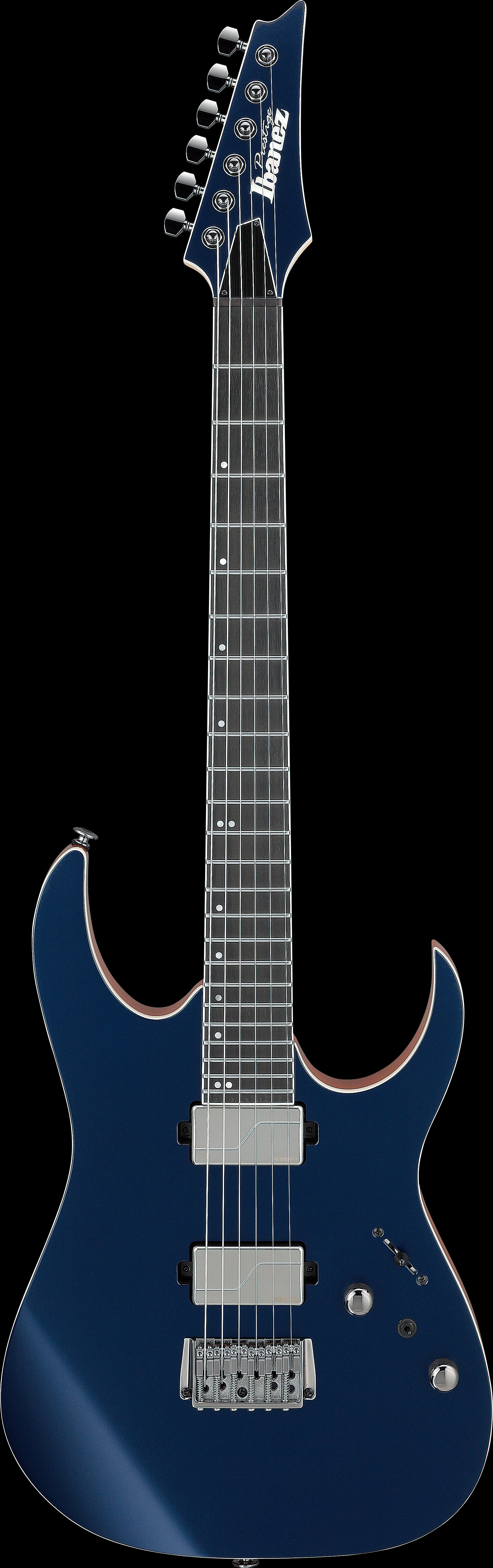 Ibanez Electric Guitar - RG Prestige 6str Electric Guitar w/Case - Dark Tide Blue Flat - RG5121DBF
