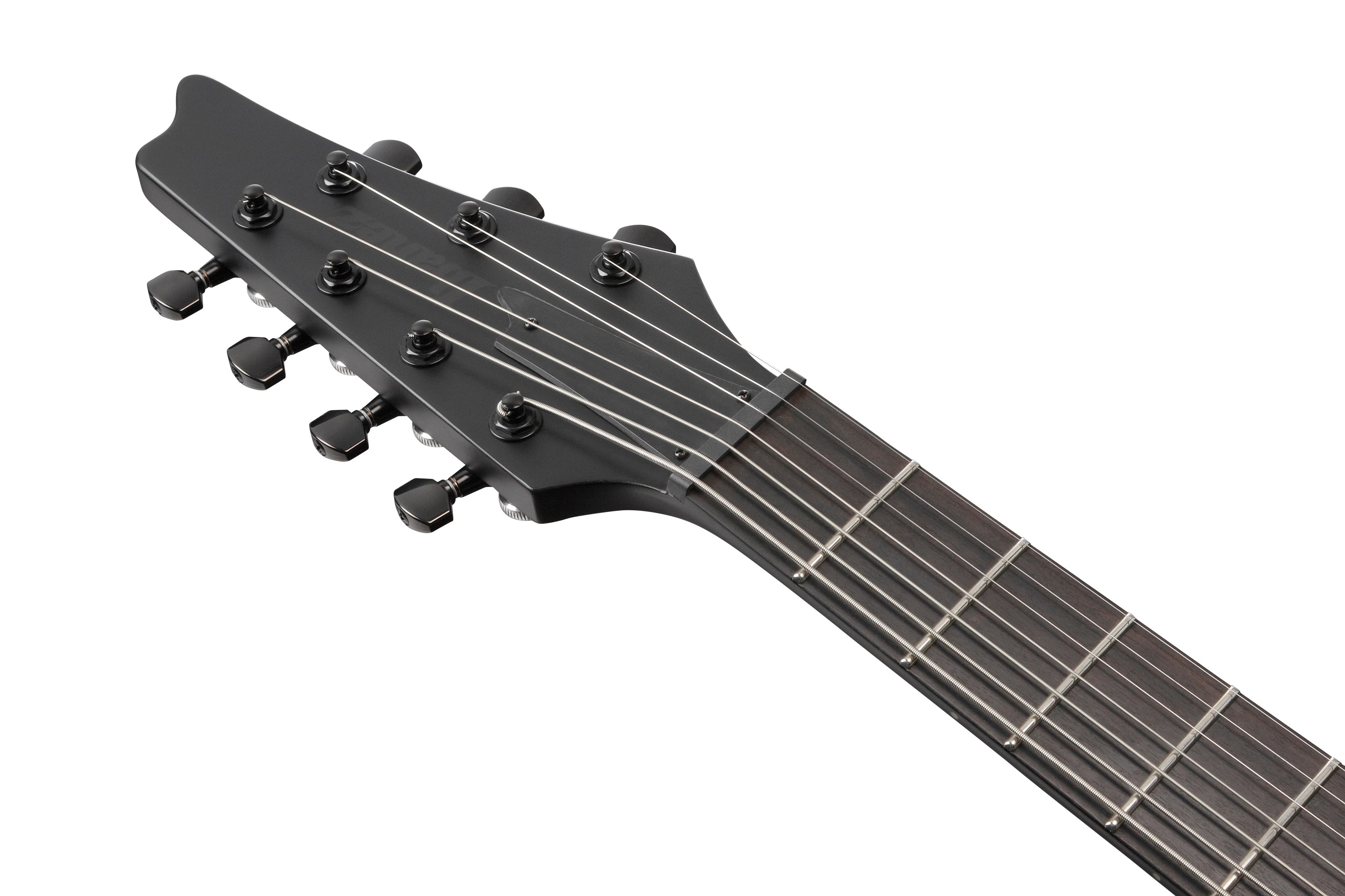 Ibanez Electric Guitar - Iceman Iron Label 7str Electric Guitar w/Bag - Black Flat - ICTB721BKF