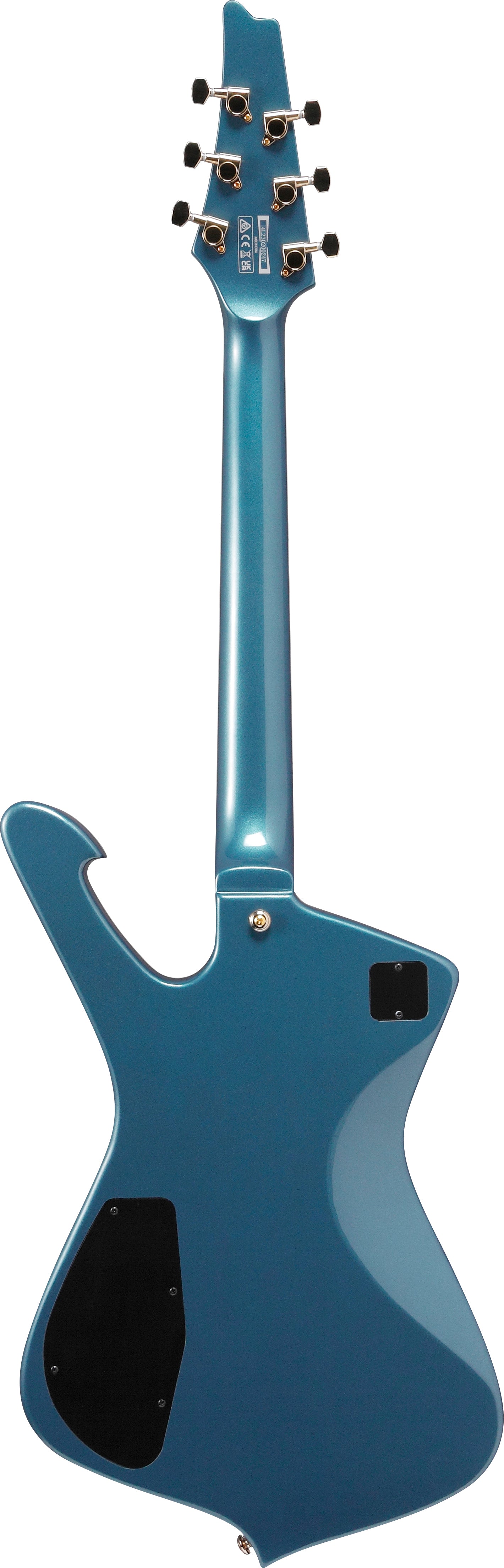 Ibanez Electric Guitar - Iceman 6str Electric Guitar w/Bag - Antique Blue Metallic - IC420ABM