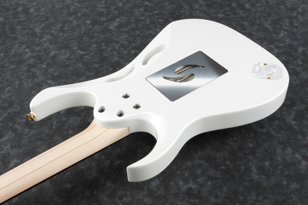 Ibanez Electric Guitar - Steve Vai Signature 6str Electric Guitar w/Case - Stallion White - PIA3761SLW