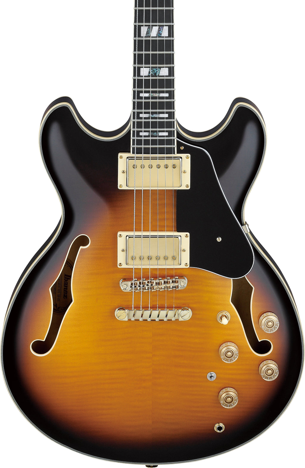 Ibanez Electric Guitar - John Scofield Signature  6str Electric Guitar w/Case - Vintage Yellow Sunburst - JSM10VYS