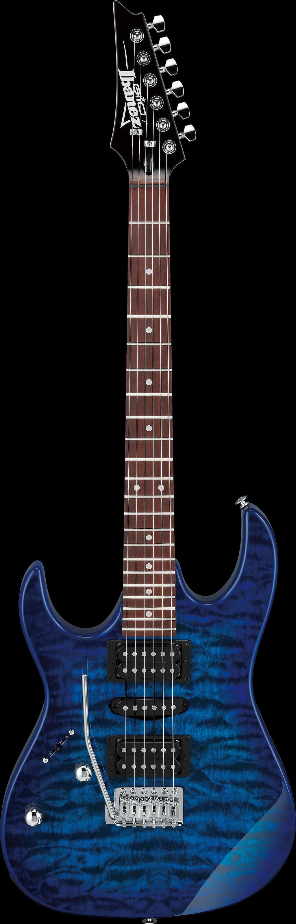 Ibanez Electric Guitar - GIO RX 6str Electric Guitar - Left Handed - Transparent Blue Burst - GRX70QALTBB