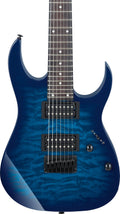 Ibanez Electric Guitar - GIO RG 6str Electric Guitar - Transparent Blue Burst - GRG7221QATBB