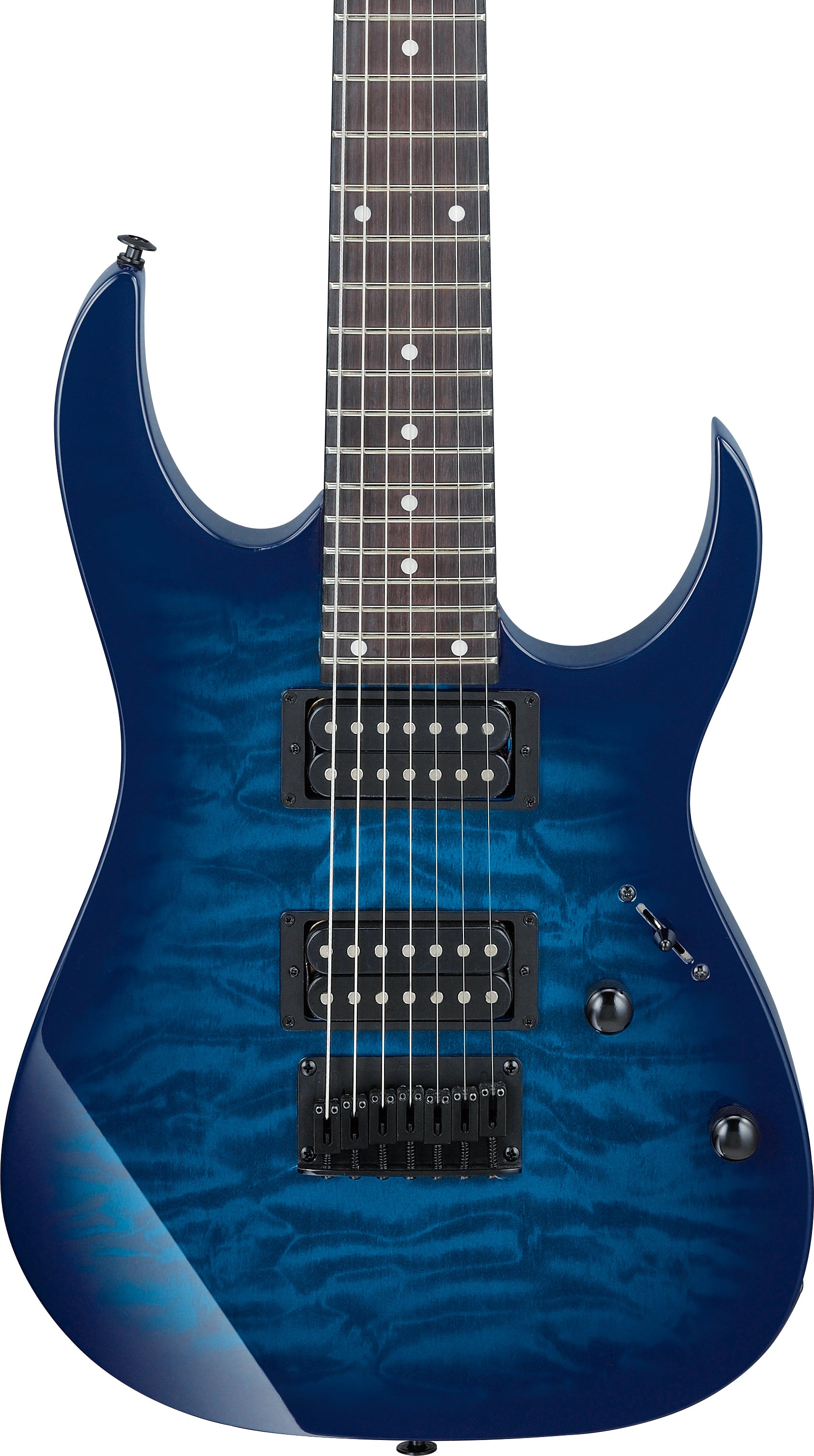 Ibanez Electric Guitar - GIO RG 6str Electric Guitar - Transparent Blue Burst - GRG7221QATBB