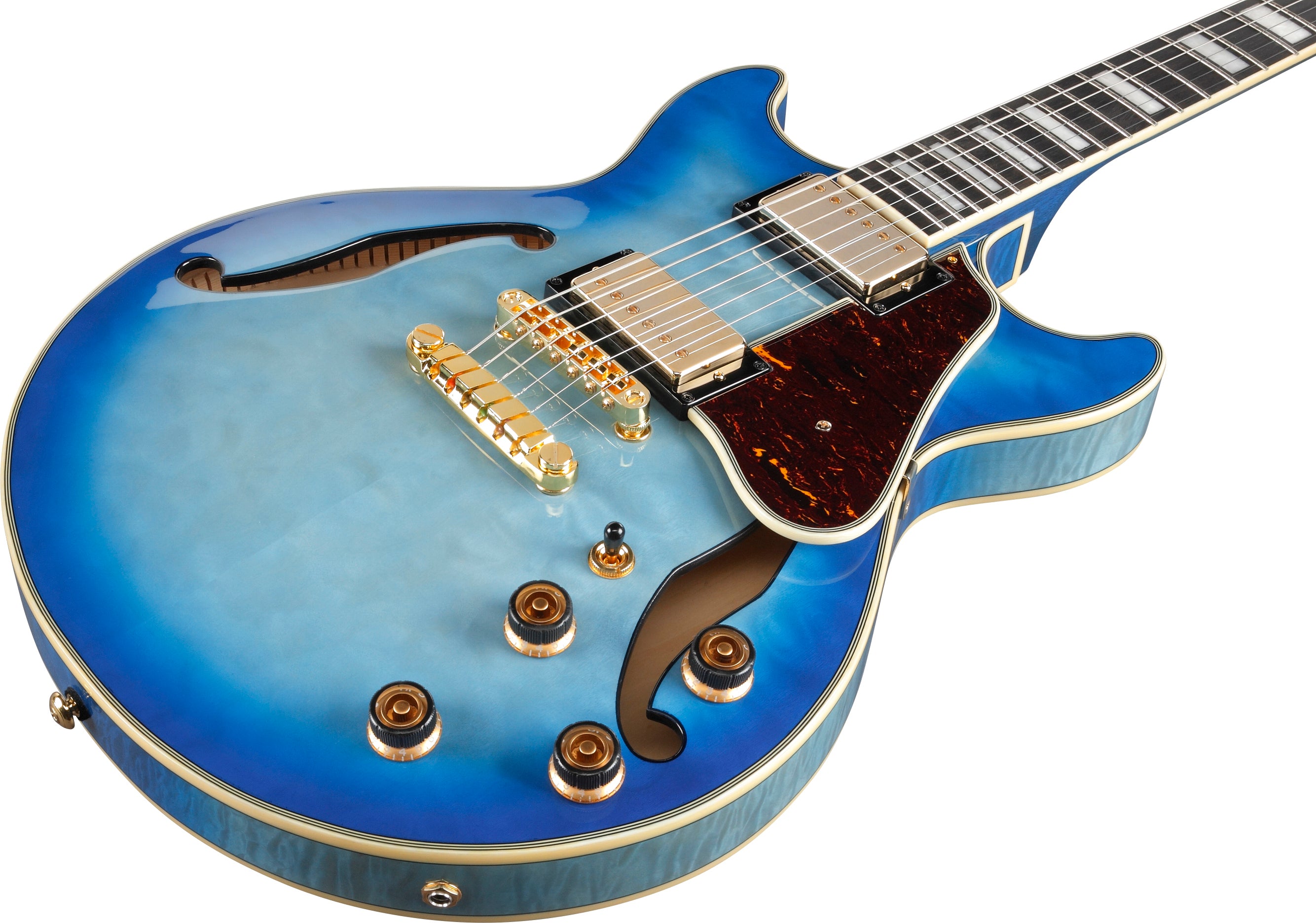 Ibanez Electric Guitar - AM Artcore Expressionist 6str Electric Guitar - Jet Blue Burst - AM93QMJBB
