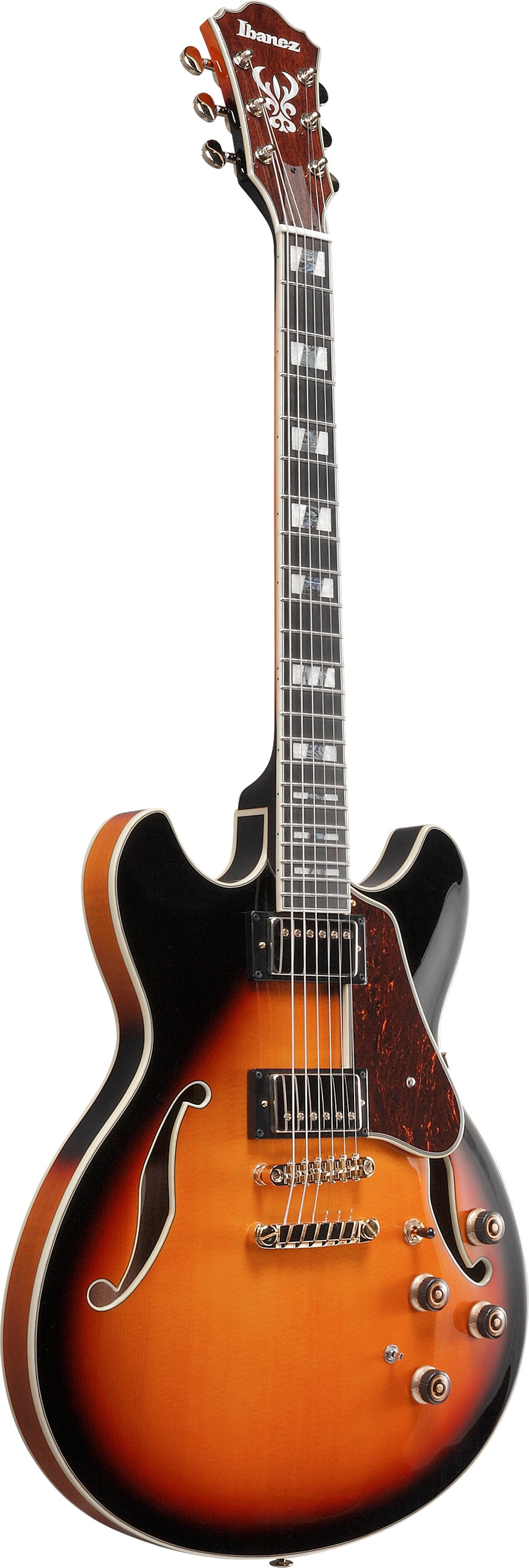 Ibanez Electric Guitar - AS Artstar Semi-hollow Electric Guitar - Brown Sunburst - AS113BS
