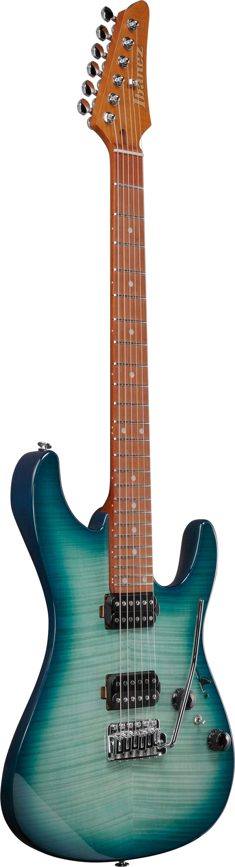 Ibanez Electric Guitar - AZ Standard 6str Electric Guitar - Transparent Turquoise Burst - AZ24S1FTXB