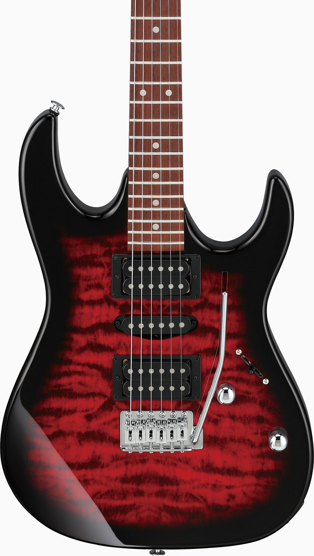 Ibanez Electric Guitar - GIO RX 6str Electric Guitar - Transparent Red Burst - GRX70QATRB