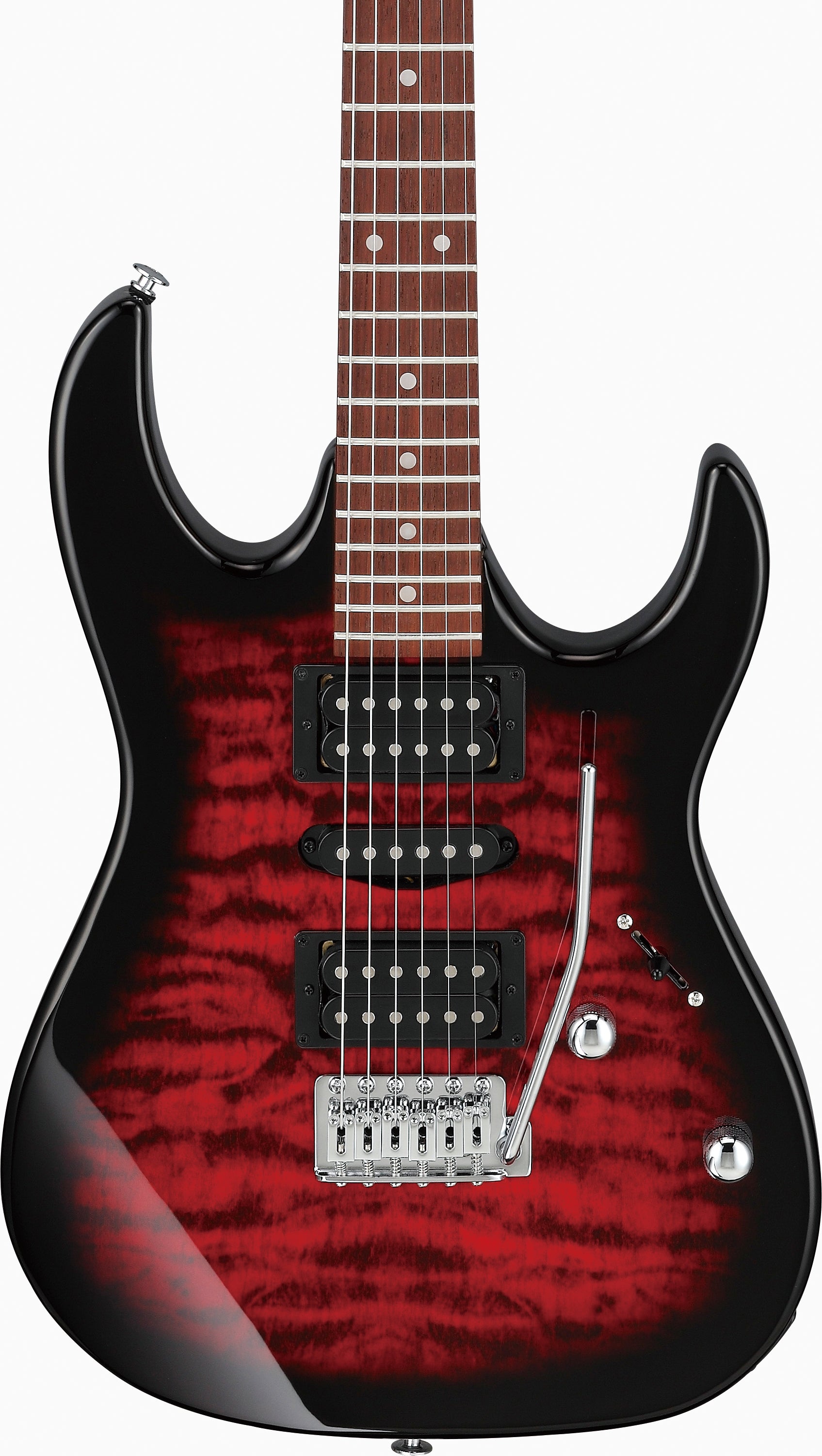 Ibanez Electric Guitar - GIO RX 6str Electric Guitar - Transparent Red Burst - GRX70QATRB