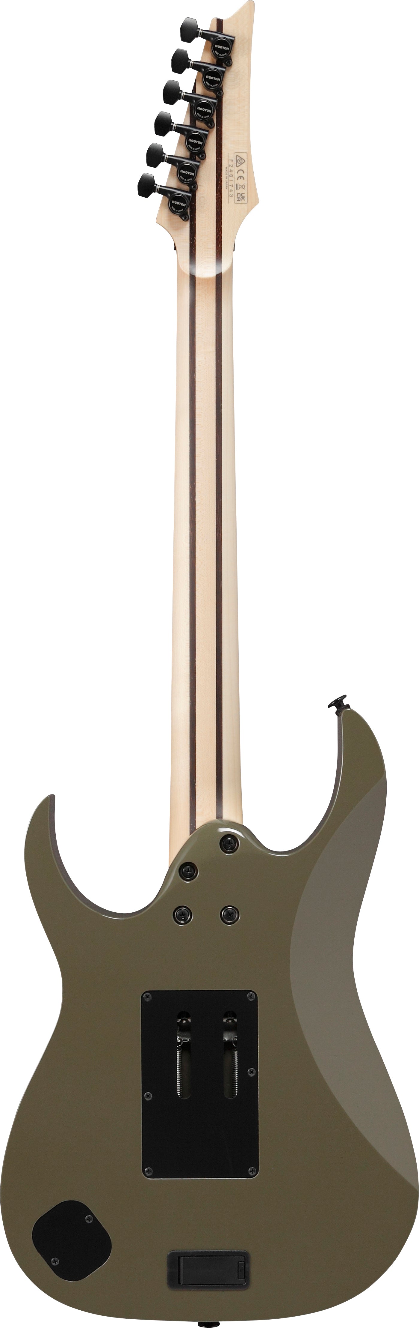 Ibanez Electric Guitar - RG Prestige 6str Electric Guitar w/Case - Khaki Metallic - RGR5130KM