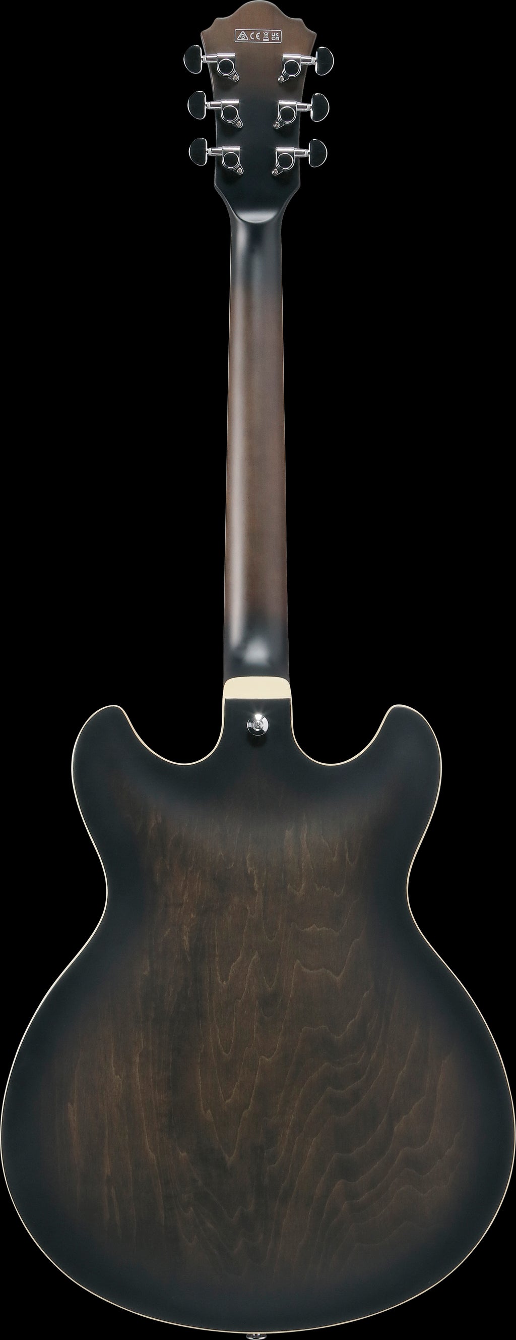 Ibanez Electric Guitar - AS Artcore 6str Electric Guitar  - Transparent Black Flat - AS53TKF