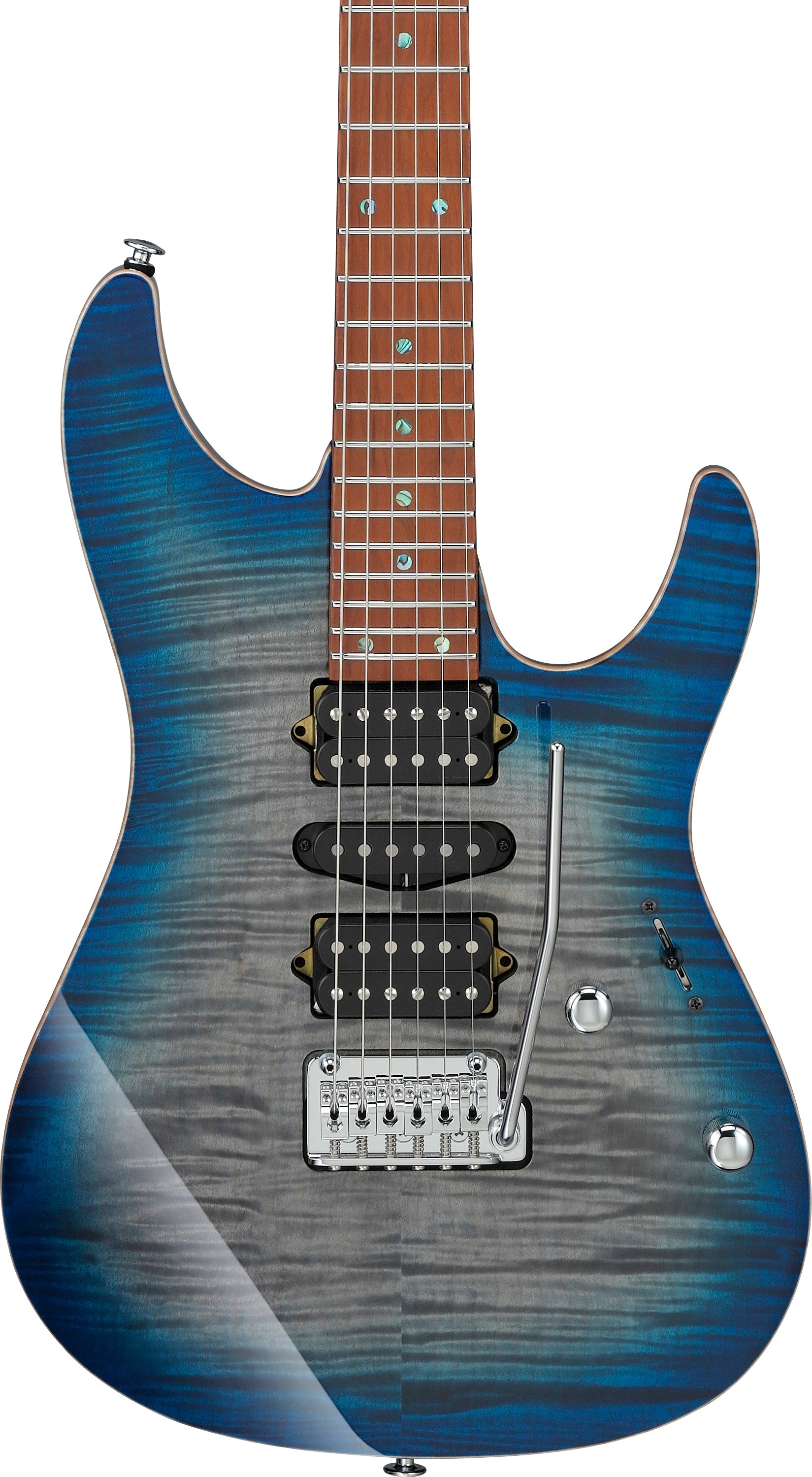 Ibanez Electric Guitar - AZ Prestige 6str Electric Guitar w/Case  - Sodalite - AZ2407FSDE