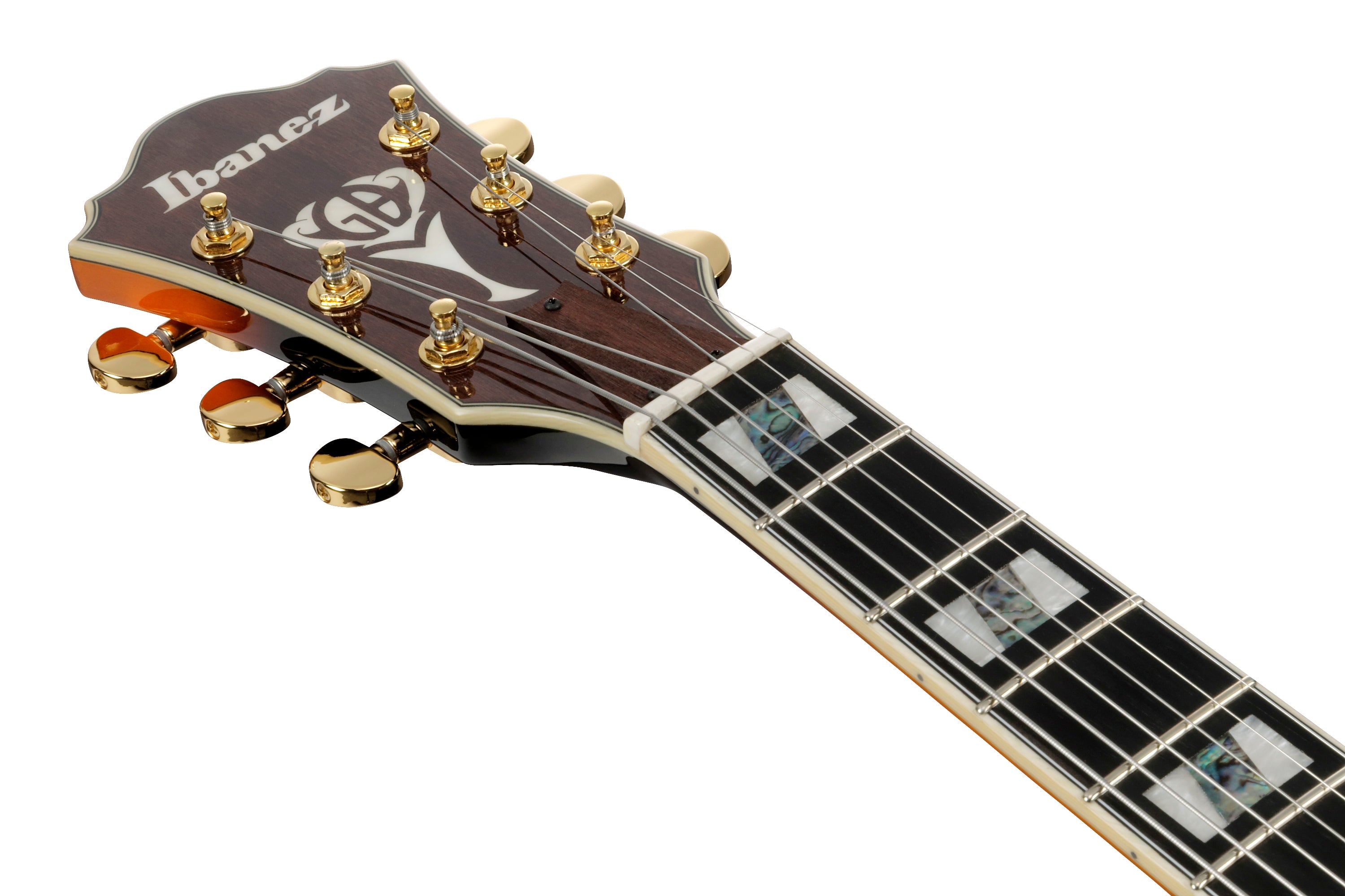 Ibanez Electric Guitar - George Benson Signature  6str Electric Guitar w/Case - Vintage Yellow Sunburst - LGB30VYS