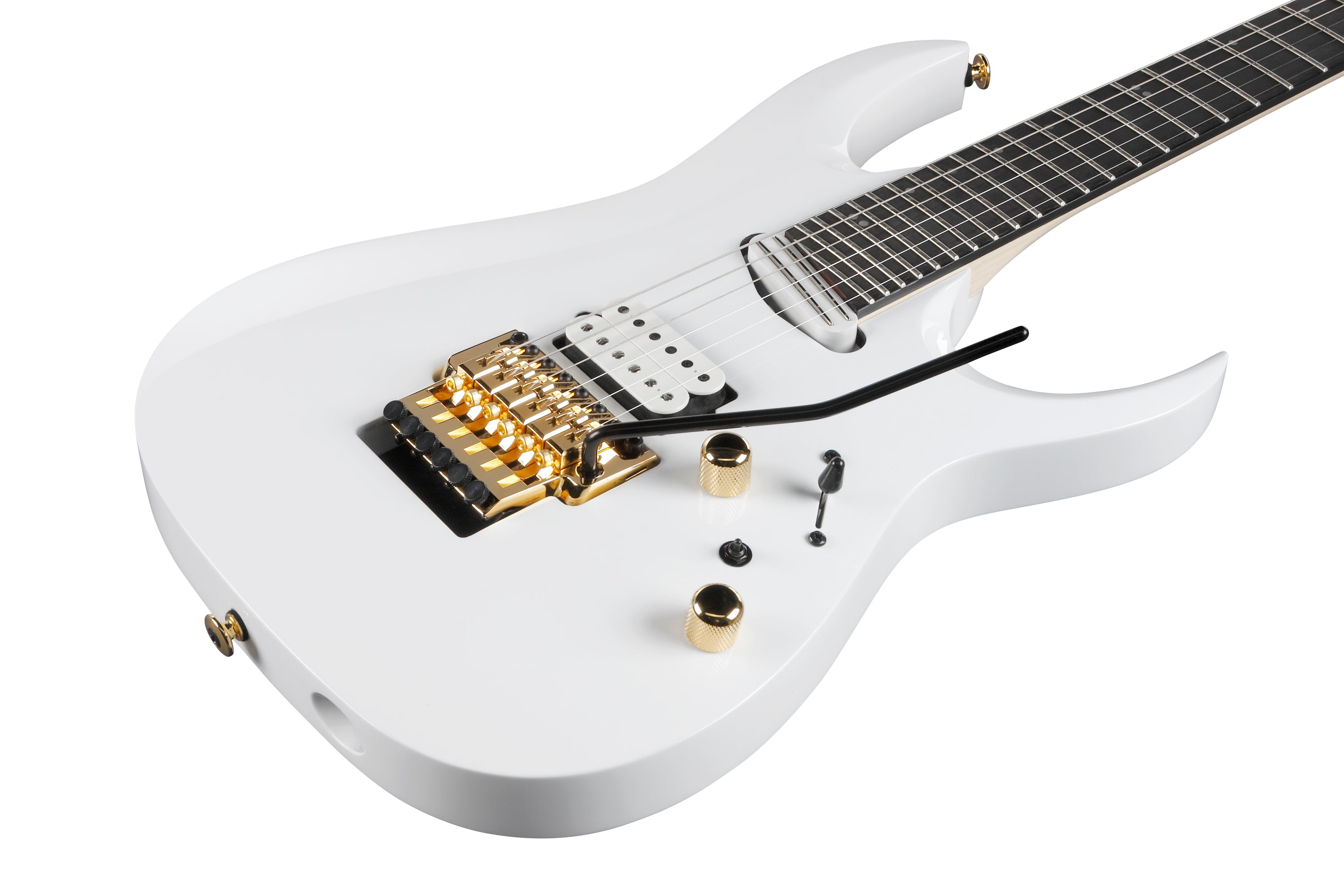 Ibanez Electric Guitar - RGA Prestige 6str Electric Guitar w/Case - White - RGA622XHWH